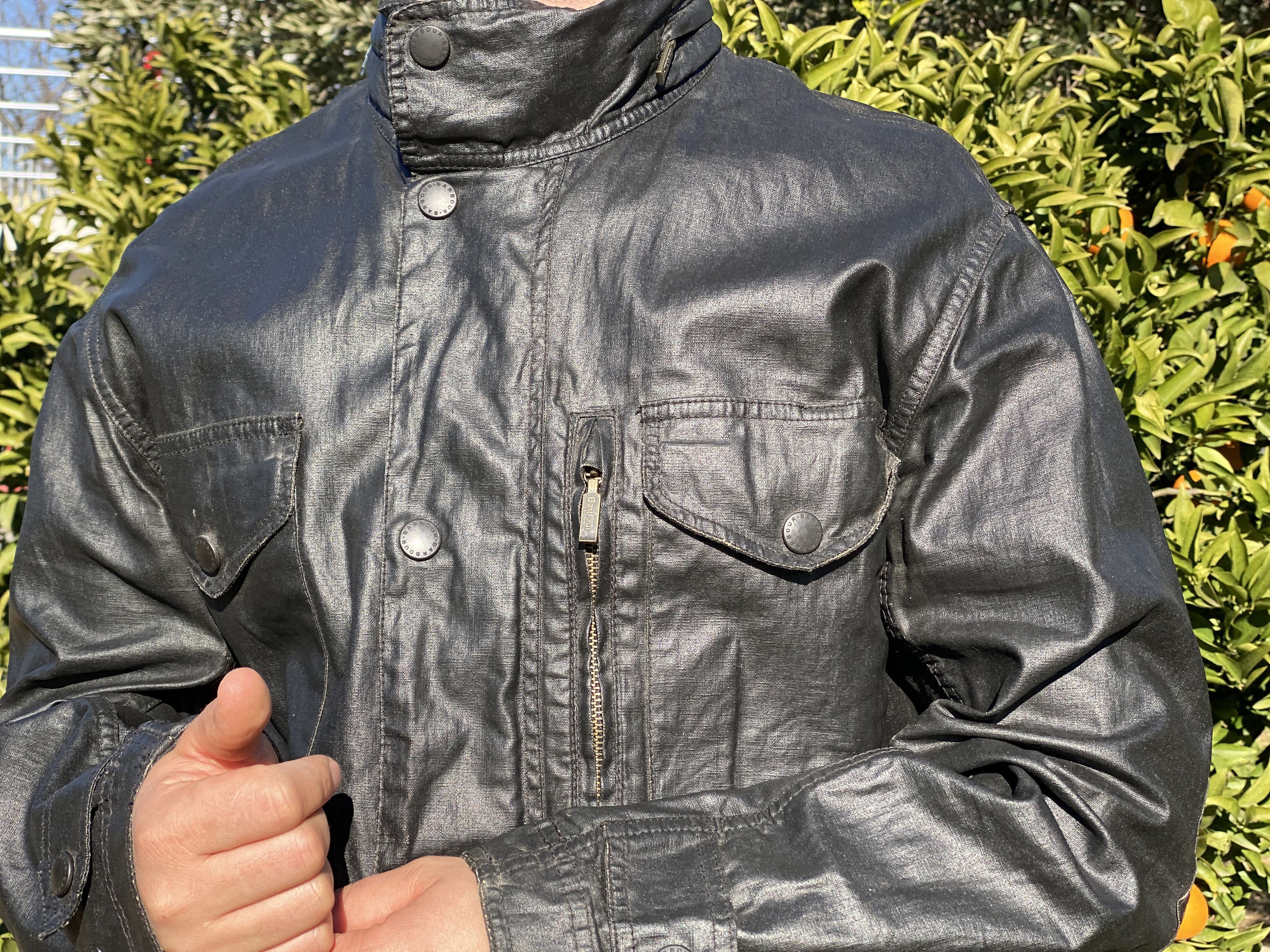 Barbour Linen Barbour South Shield Beacon Bomber Weatherproof Size M Size US M / EU 48-50 / 2 - 8 Thumbnail