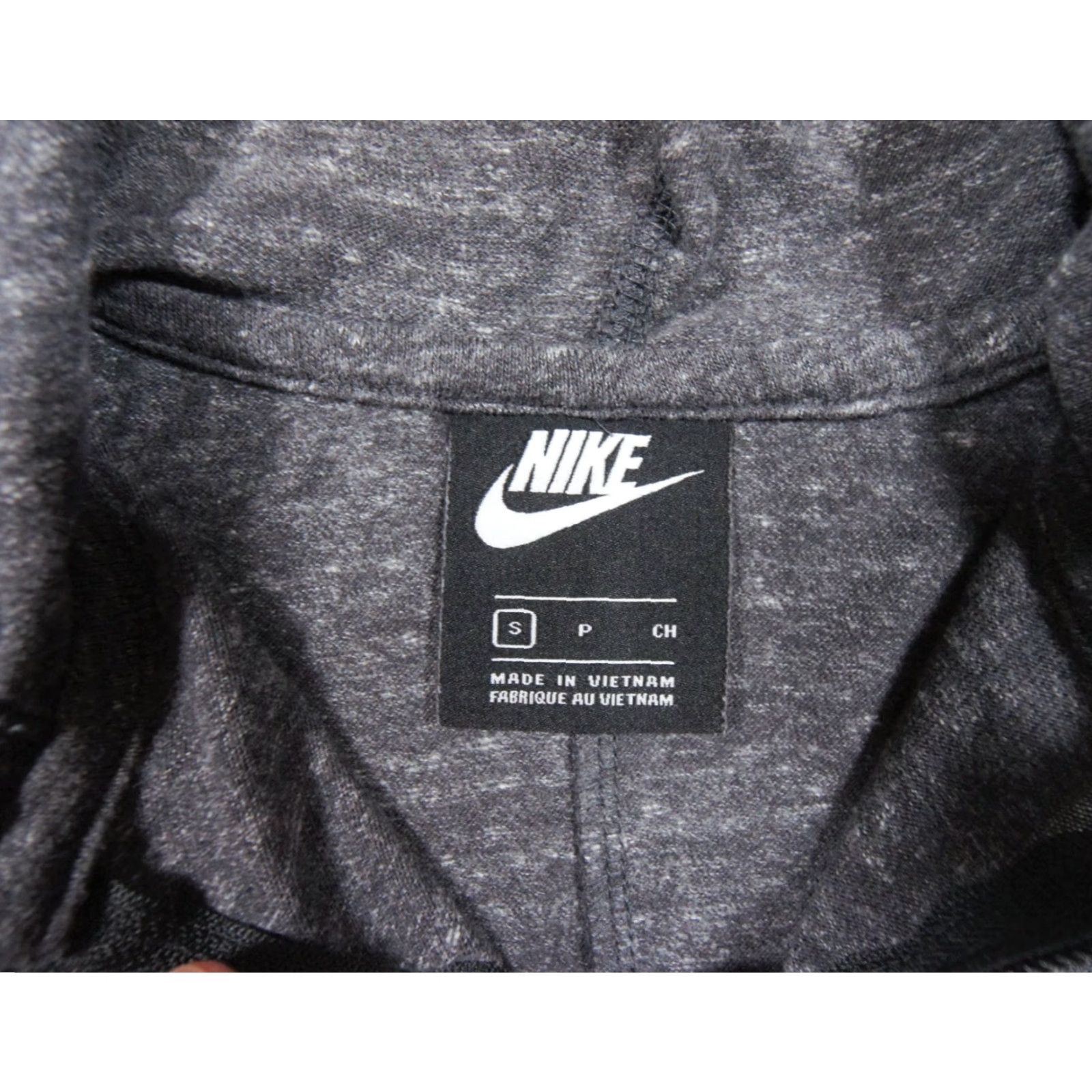 Nike Nike Hoodie Womens Small Gray Lightweight Full Zip Gym Vintage-Style Logo Sweatshirt, Regular Fit, Cotton-Poly, S Size S / US 4 / IT 40 - 6 Thumbnail