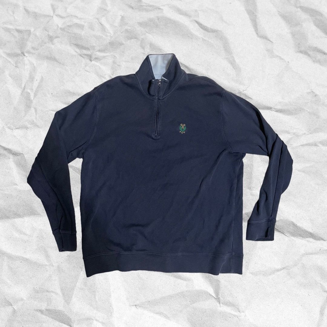 Vintage Navy Quarter-Zip Size US M / EU 48-50 / 2 - 1 Thumbnail