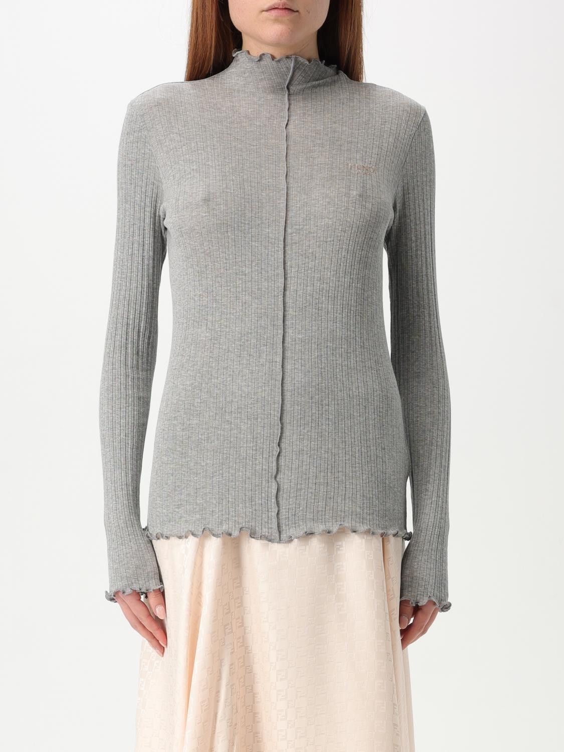 Fendi Sweater Woman Grey
