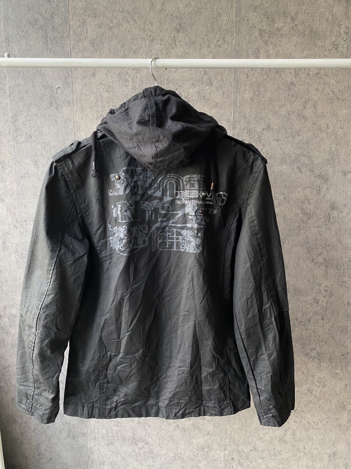 Japanese Brand G Star 3301 Waxed Hoodie Jacket Size US L / EU 52-54 / 3 - 2 Thumbnail