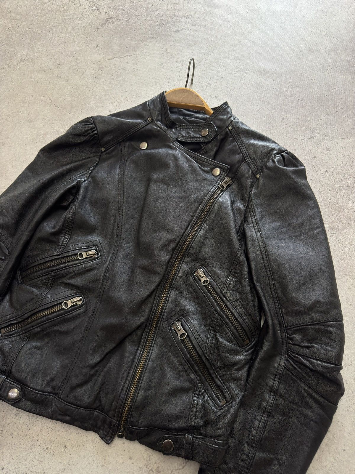 Rick Owens Vintage Multi-Zip Asymmetric Real Soft Leather Jacket Size US S / EU 44-46 / 1 - 3 Thumbnail