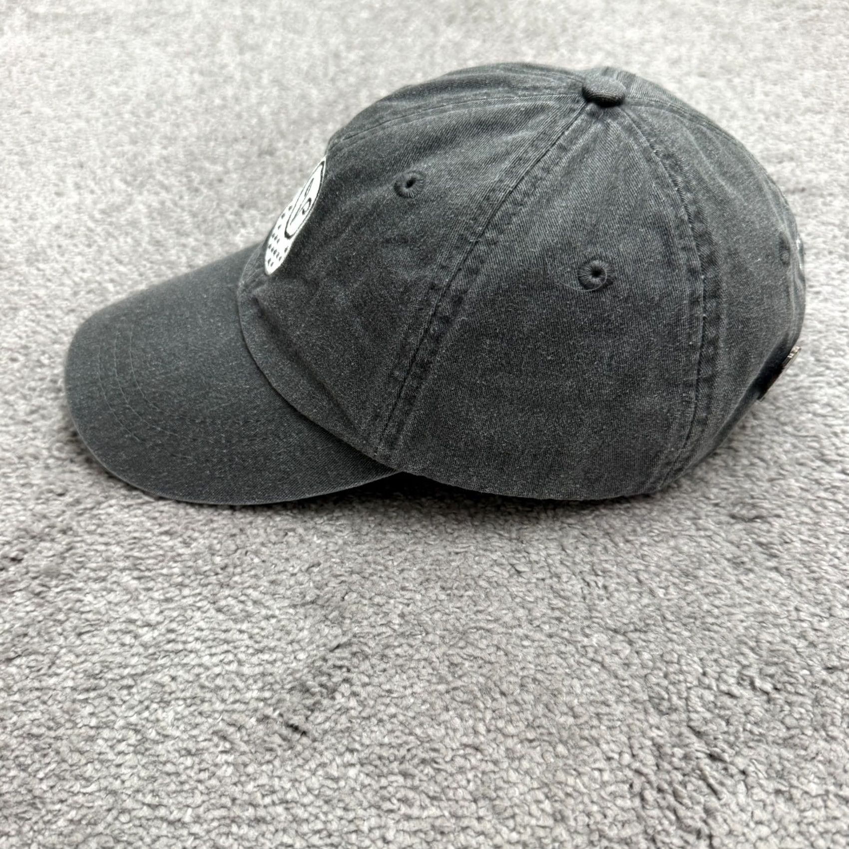 Logo 7 Samsara Hat Cap Adams Owl Embroidered Logo Washed Gray OSFA Cotton Mens Size ONE SIZE - 3 Thumbnail