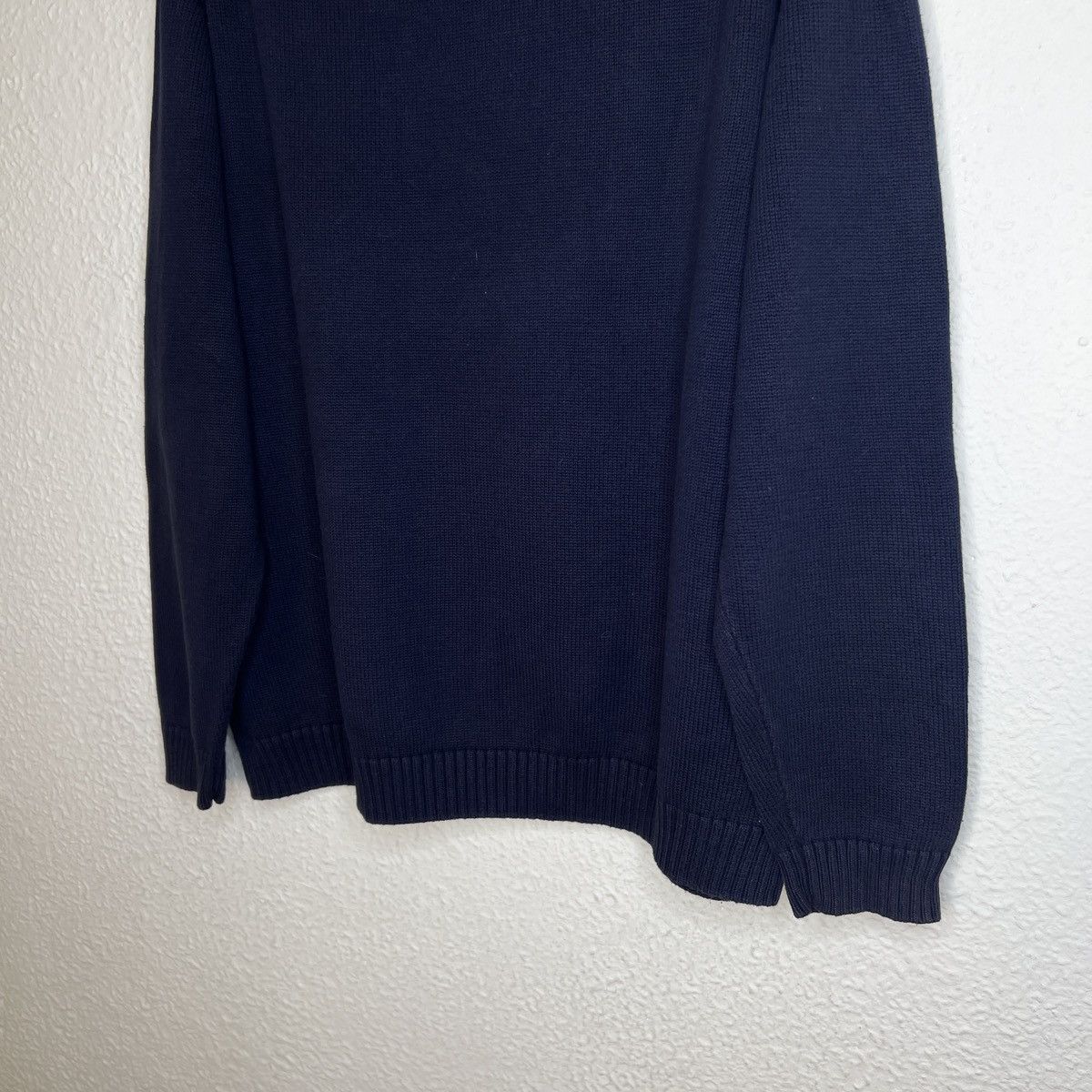 Yves Saint Laurent Yves Saint Laurent YSL Jumper Sweater Knitwear Navy Size US XL / EU 56 / 4 - 7 Thumbnail