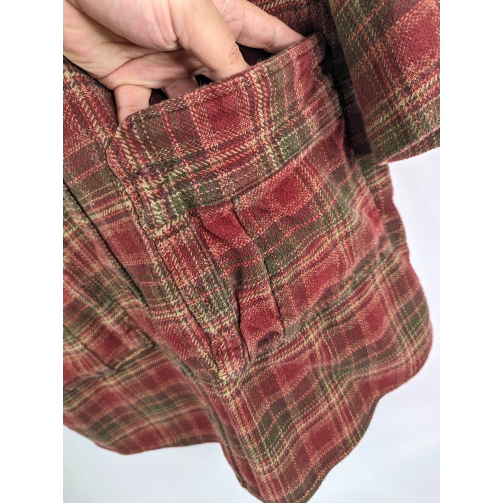 Orvis Orvis Big Bear Flannel Shirt Jacket Heavyweight Cotton Plaid 2XL Red Mens 1312517 Size US XXL / EU 58 / 5 - 5 Thumbnail