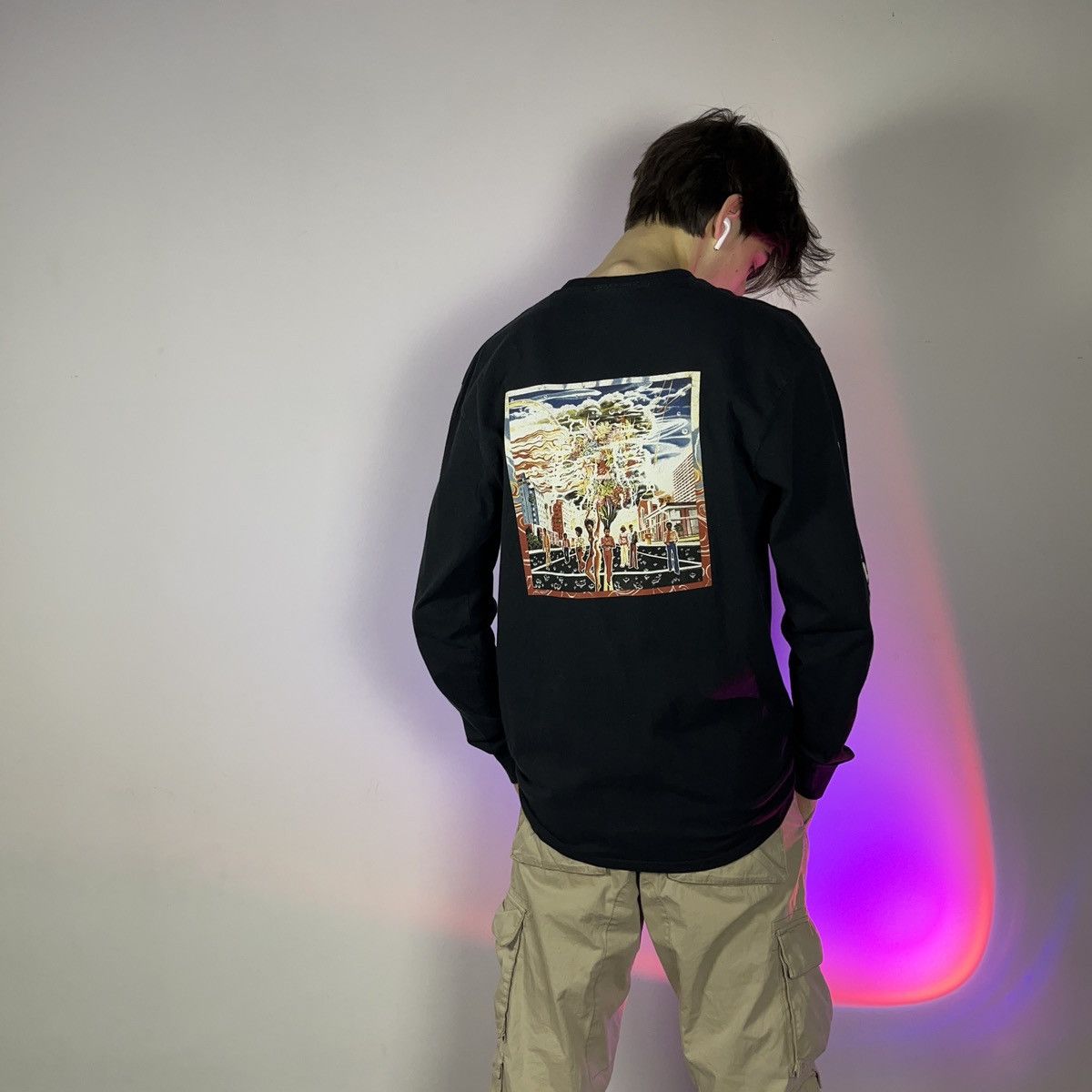 Noah 🔝RARE🔝 Noah x Earth wind and & fire Supreme Long Sleeve tee Size US L / EU 52-54 / 3 - 3 Thumbnail