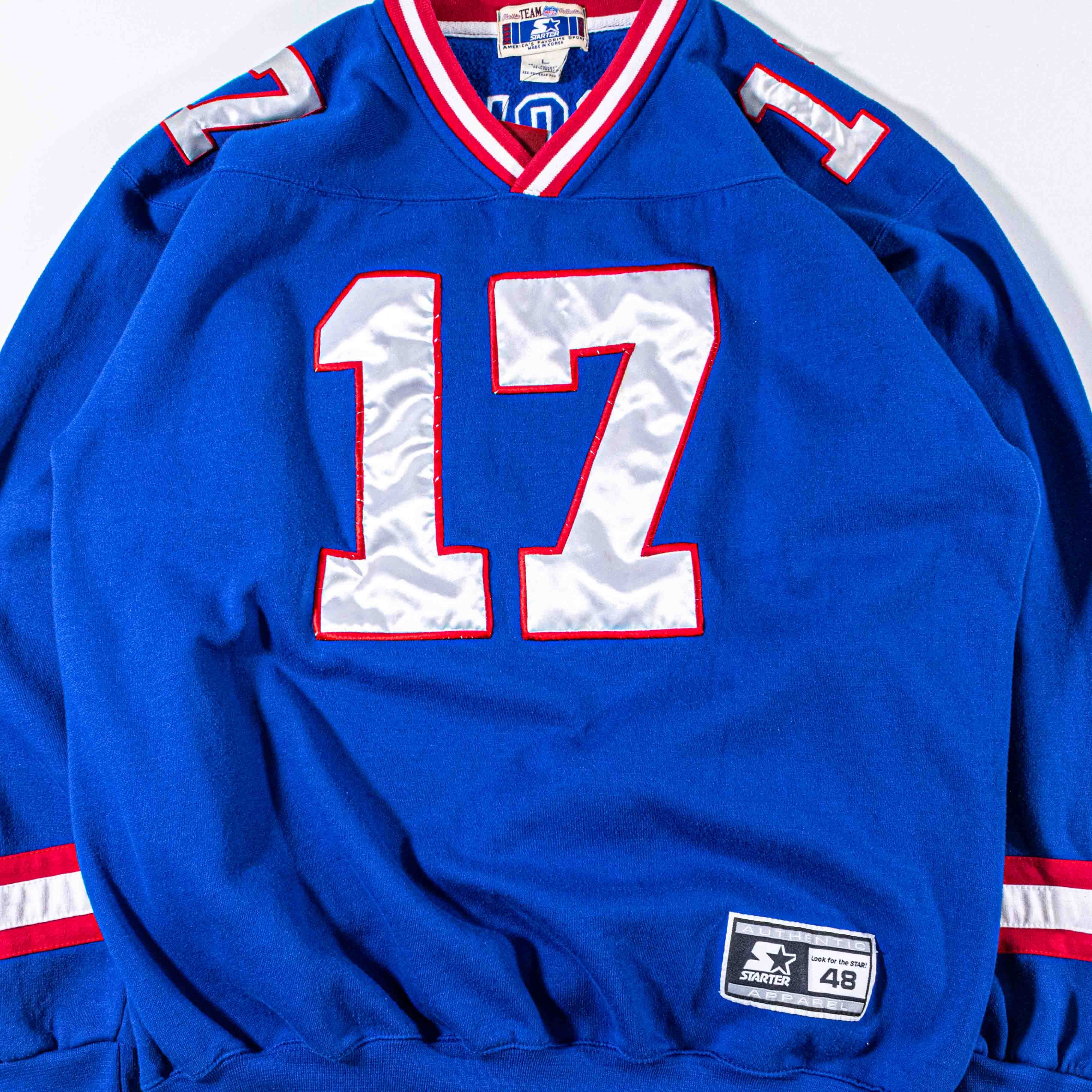 Starter 90s Starter New York Giants Dave Brown Sweatshirt Jersey NFL Size US L / EU 52-54 / 3 - 4 Thumbnail
