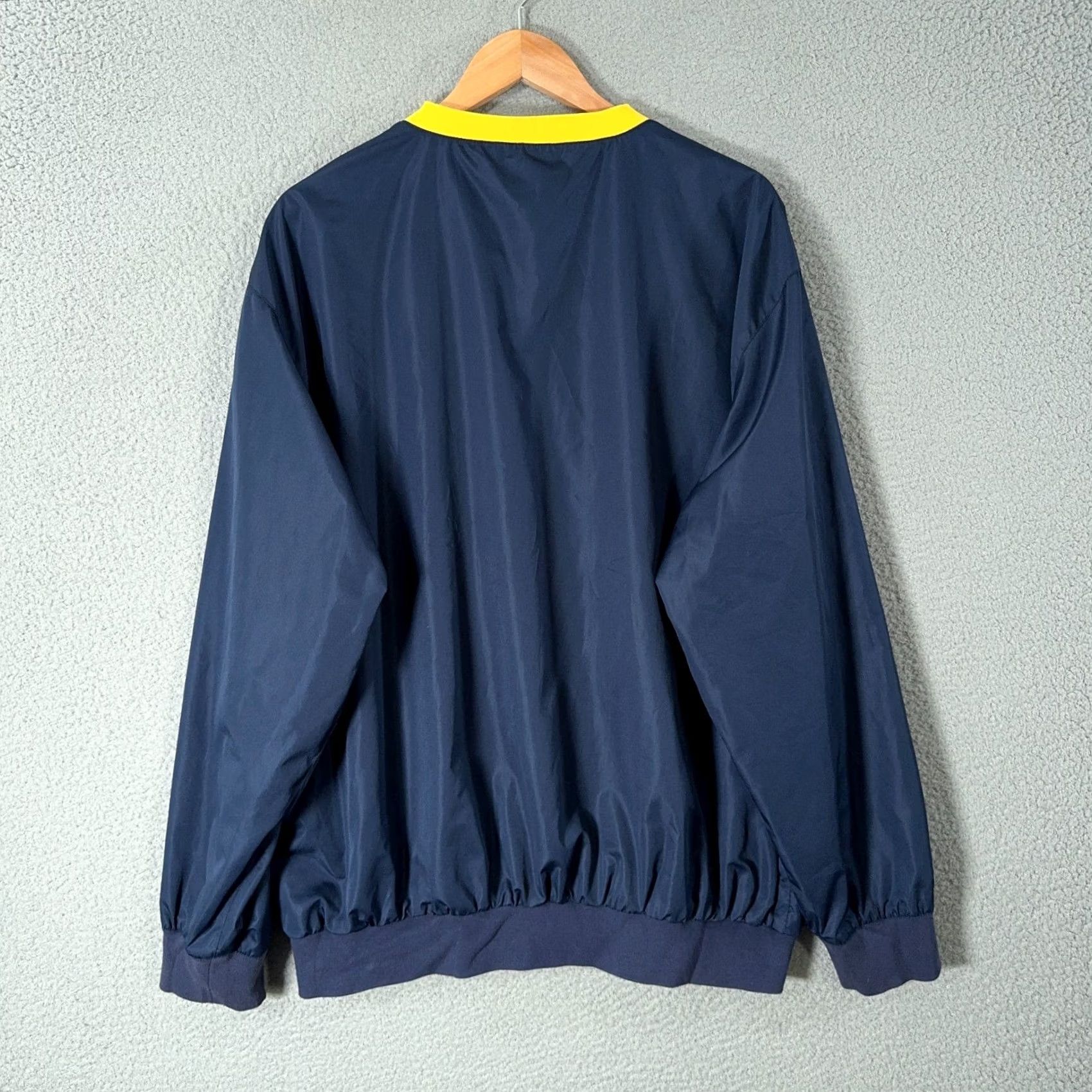 Polo Ralph Lauren VINTAGE Polo Ralph Lauren Windbreaker Shirt Mens Large Pullover FDF Windshirt Golf Logo Contrast Collar Blue 90s Retro Sports Boxy Oversized Size US L / EU 52-54 / 3 - 2 Thumbnail