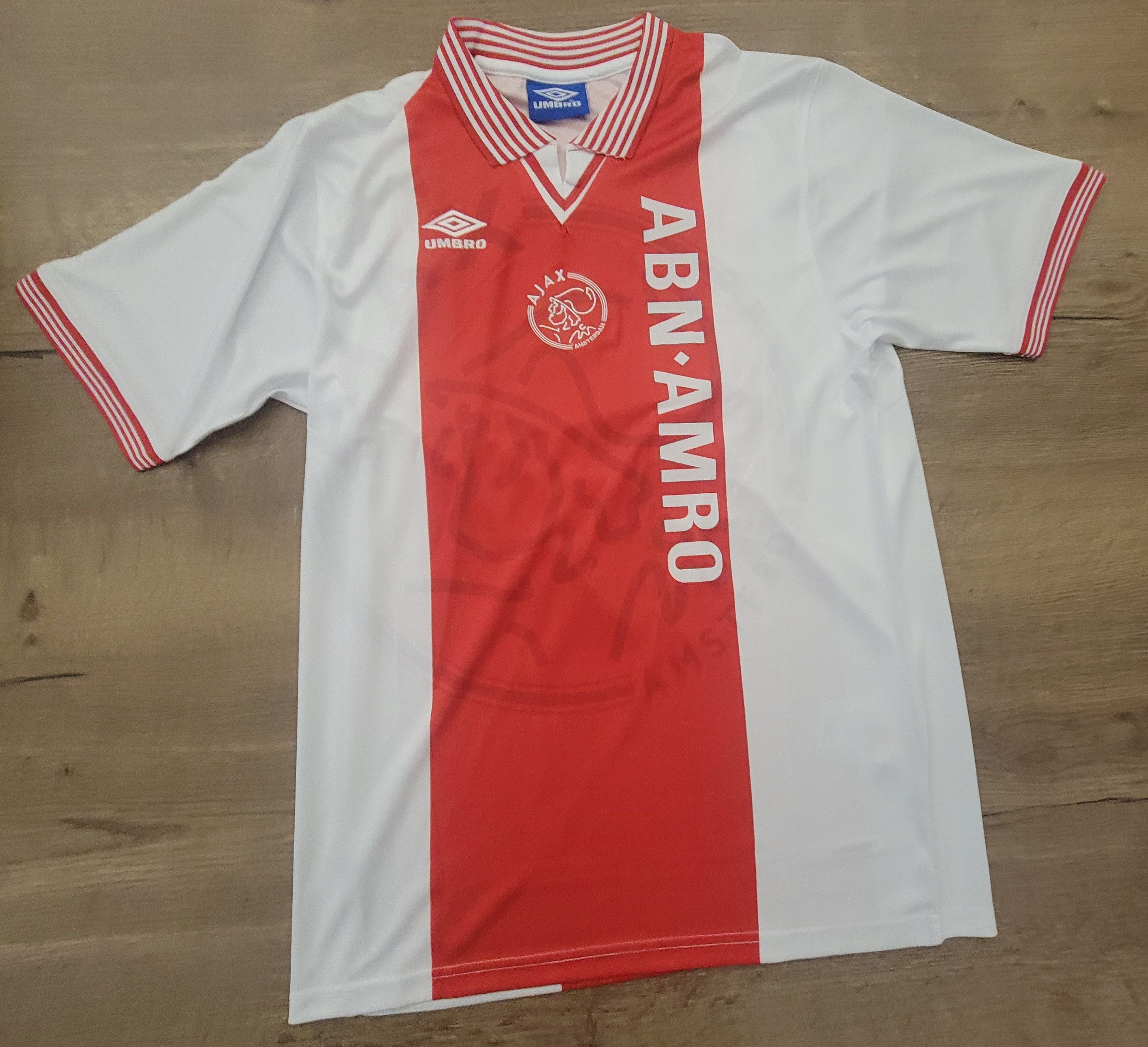 Other Ajax Amsterdam 1995/1996 Vintage Soccer Jersey trikot Size US L / EU 52-54 / 3 - 1 Thumbnail