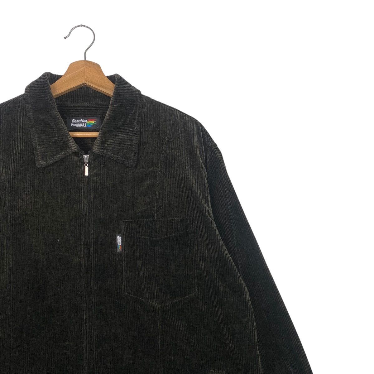 Benetton × Formula 1 × Japanese Brand Benetton formula 1 corduroy zipper jacket Size US L / EU 52-54 / 3 - 5 Thumbnail
