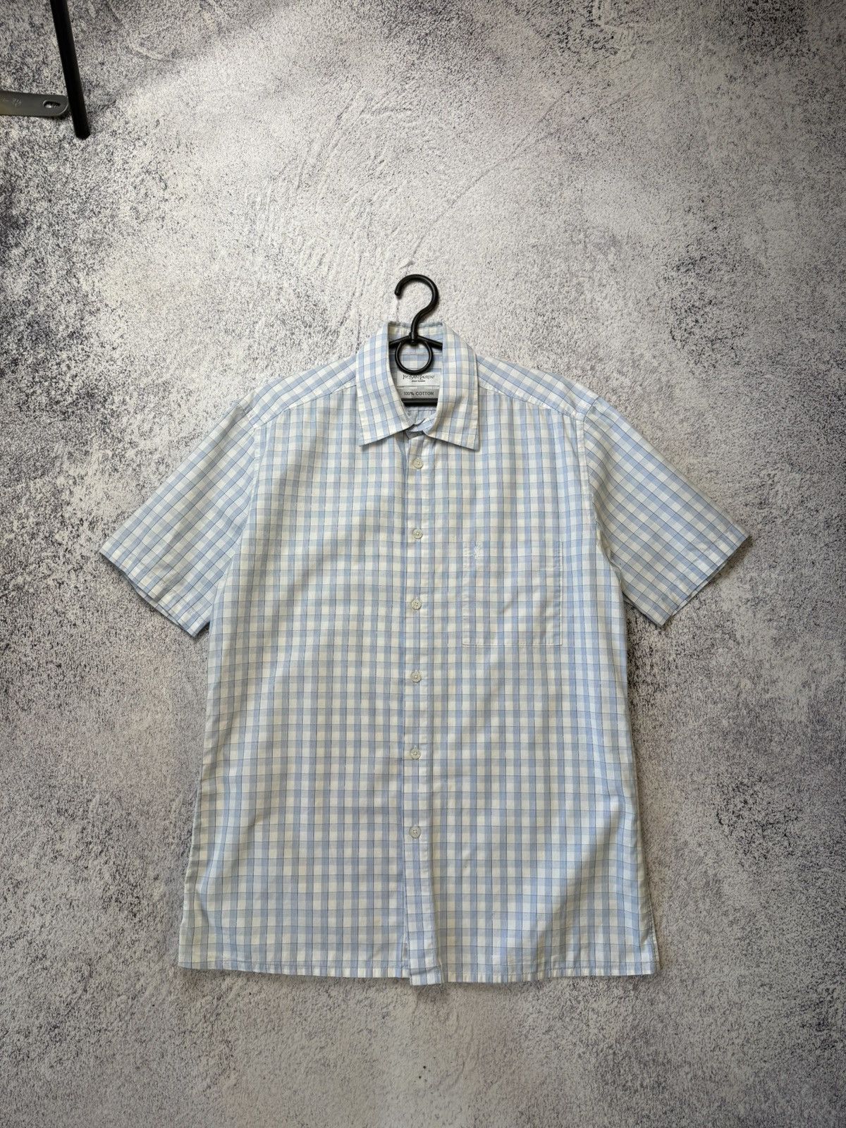 Yves Saint Laurent Mens Vintage Yves Saint Laurent Shirts Button up Luxury YSL Size US M / EU 48-50 / 2 - 1 Thumbnail