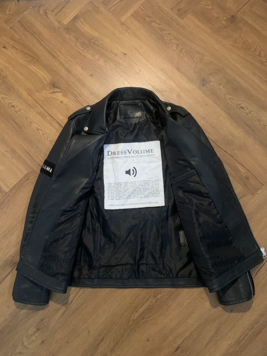14th Addiction × If Six Was Nine × Le Grande Bleu (L.G.B.) Dress Volume faux Leater jacket Ramones Size US L / EU 52-54 / 3 - 2 Thumbnail