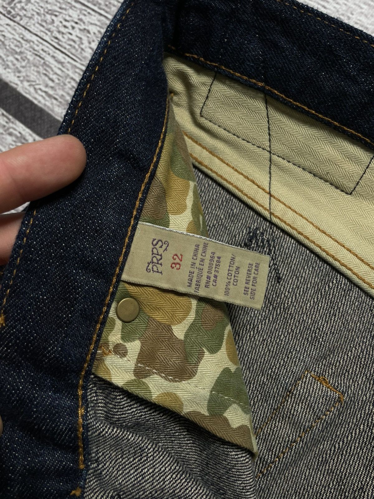 Prps PRPS Selvedge vintage Japanese slim jeans Size US 32 / EU 48 - 11 Thumbnail