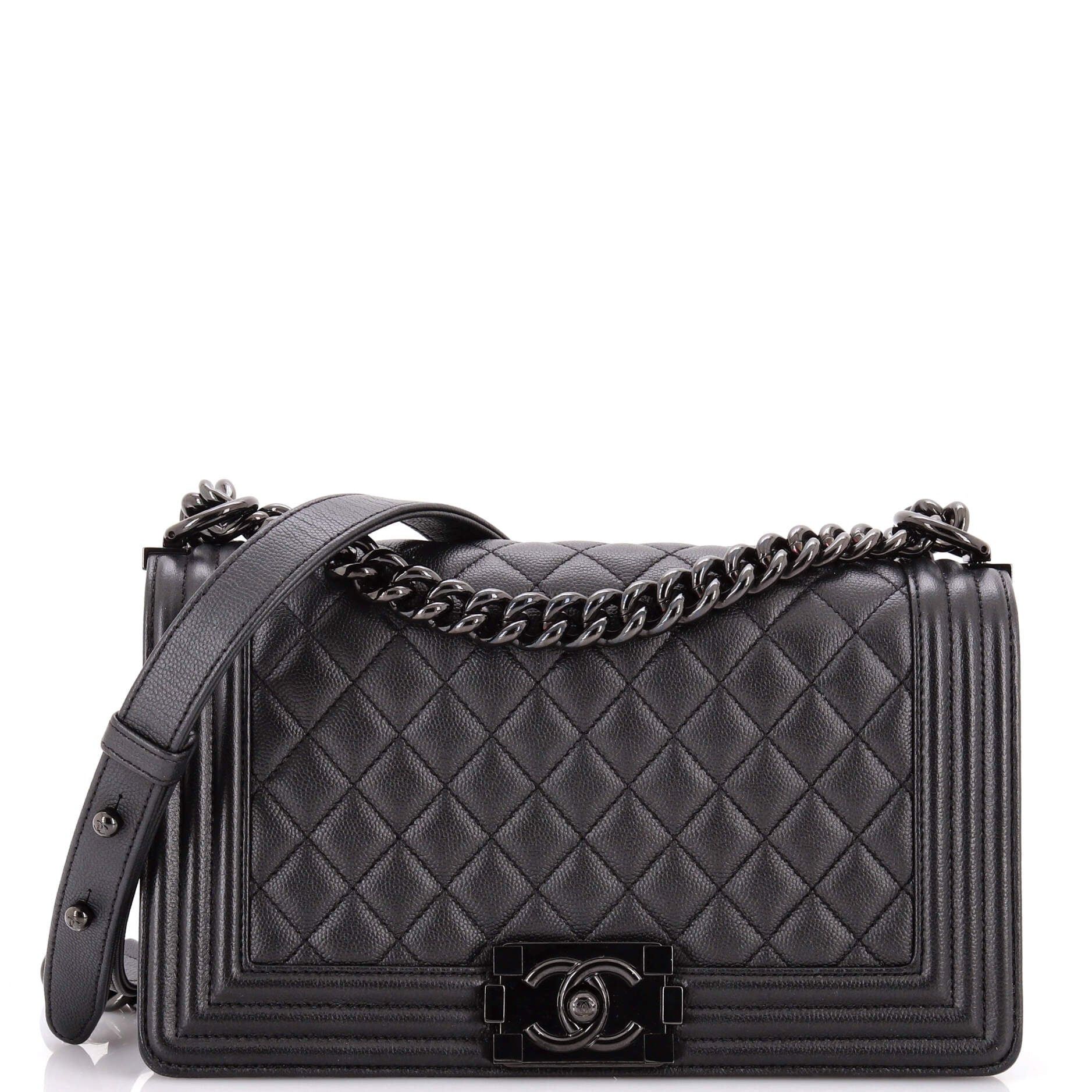 Chanel So Black Boy Flap Bag Size ONE SIZE - 1 Thumbnail