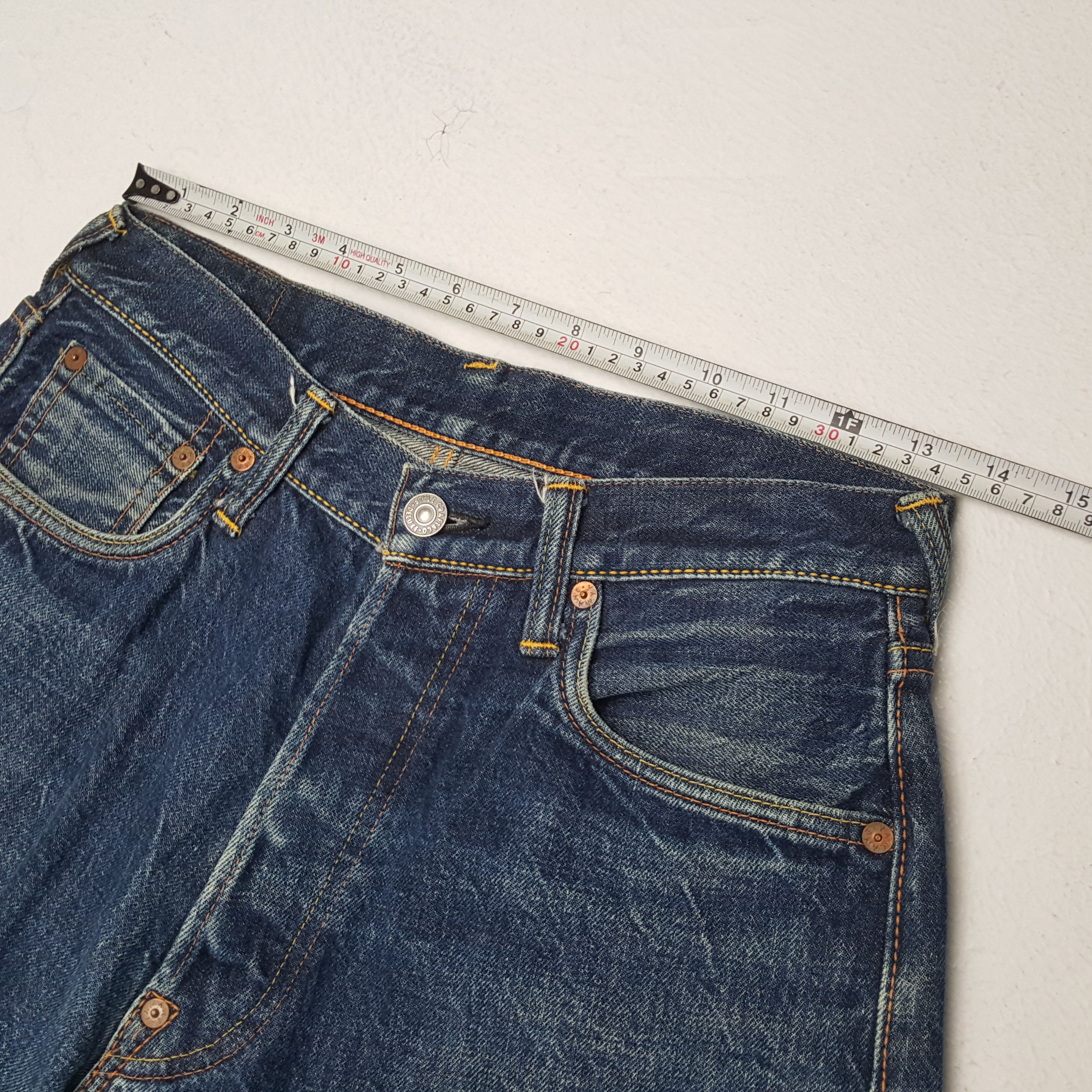Evisu × Japanese Brand × Vintage Vintage EVISU Japanese Brand Daicock Custom Style Jeans Size US 27 - 7 Thumbnail