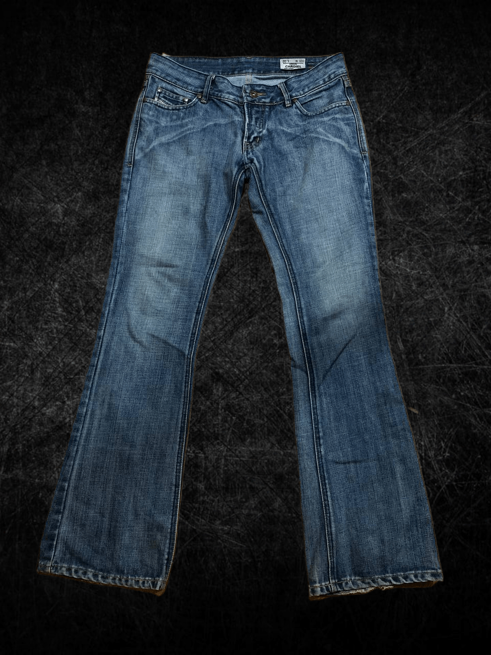Diesel DIESEL Cardiel Jeans Faded Button Fly Regular Fit Size 32" / US 10 / IT 46 - 1 Thumbnail