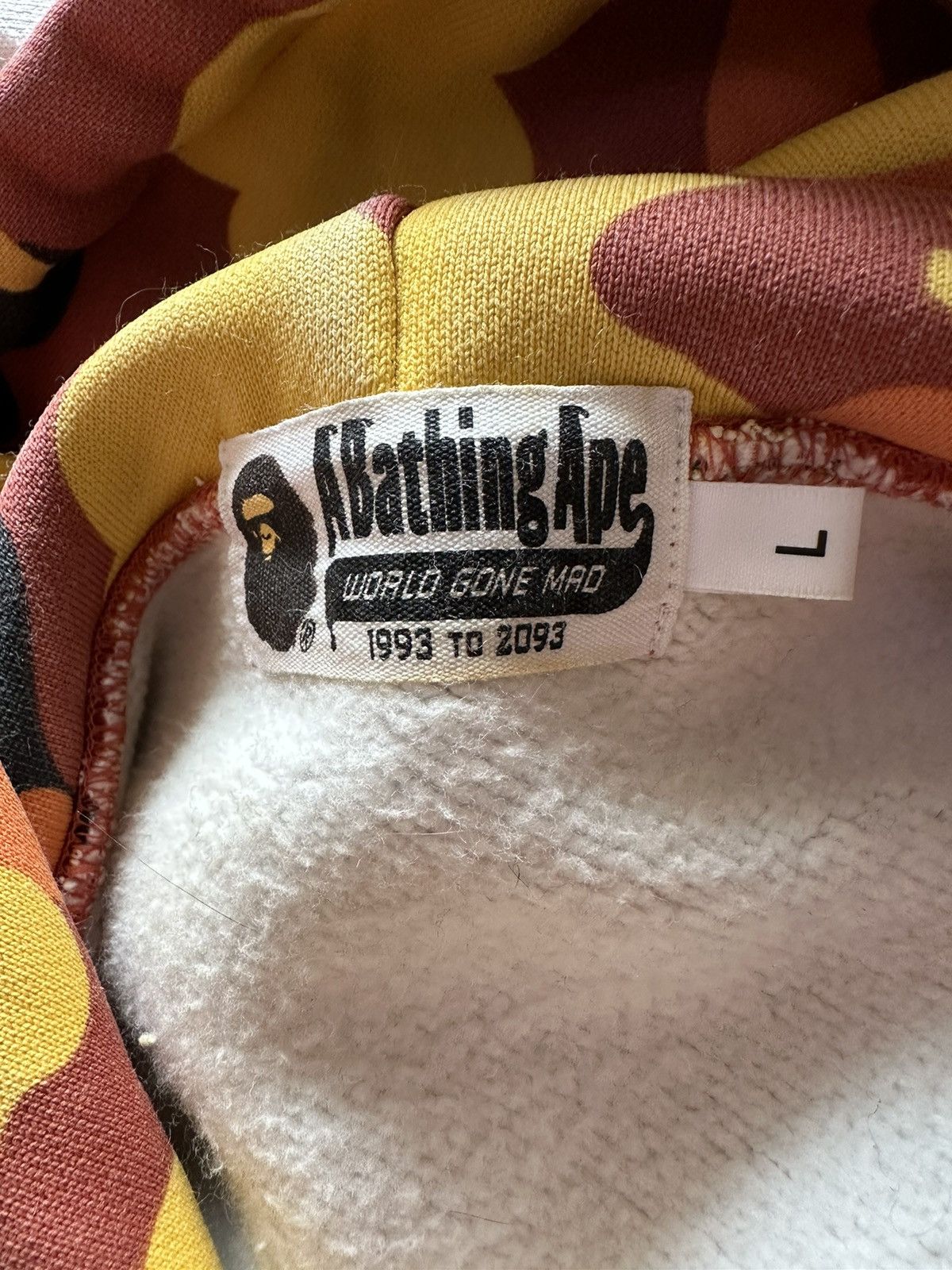 Bape 1st Camo College Pullover Hoodie Size US L / EU 52-54 / 3 - 8 Thumbnail