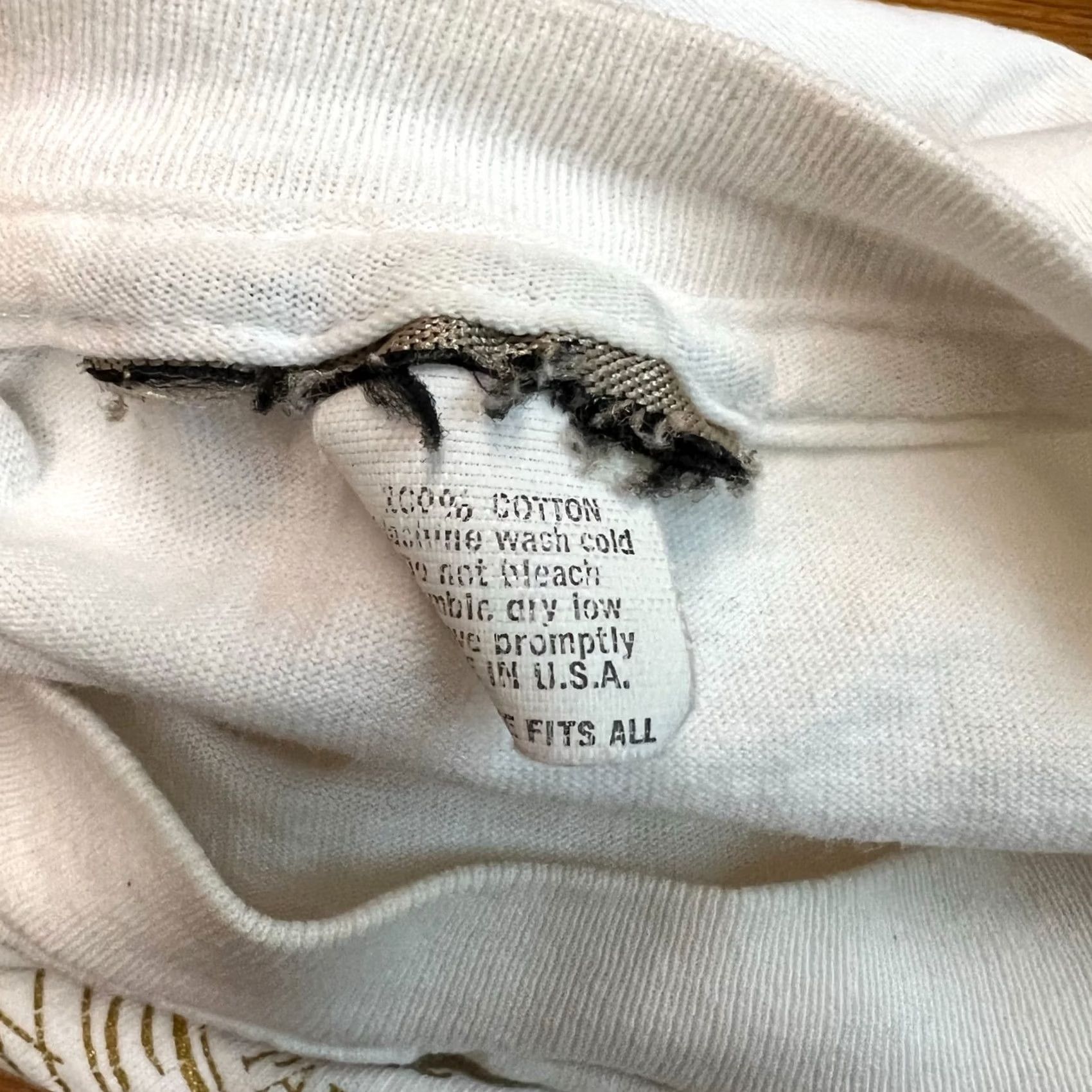 Express Express Womens Graphic White T-Shirt One Size XL Size ONE SIZE - 6 Thumbnail