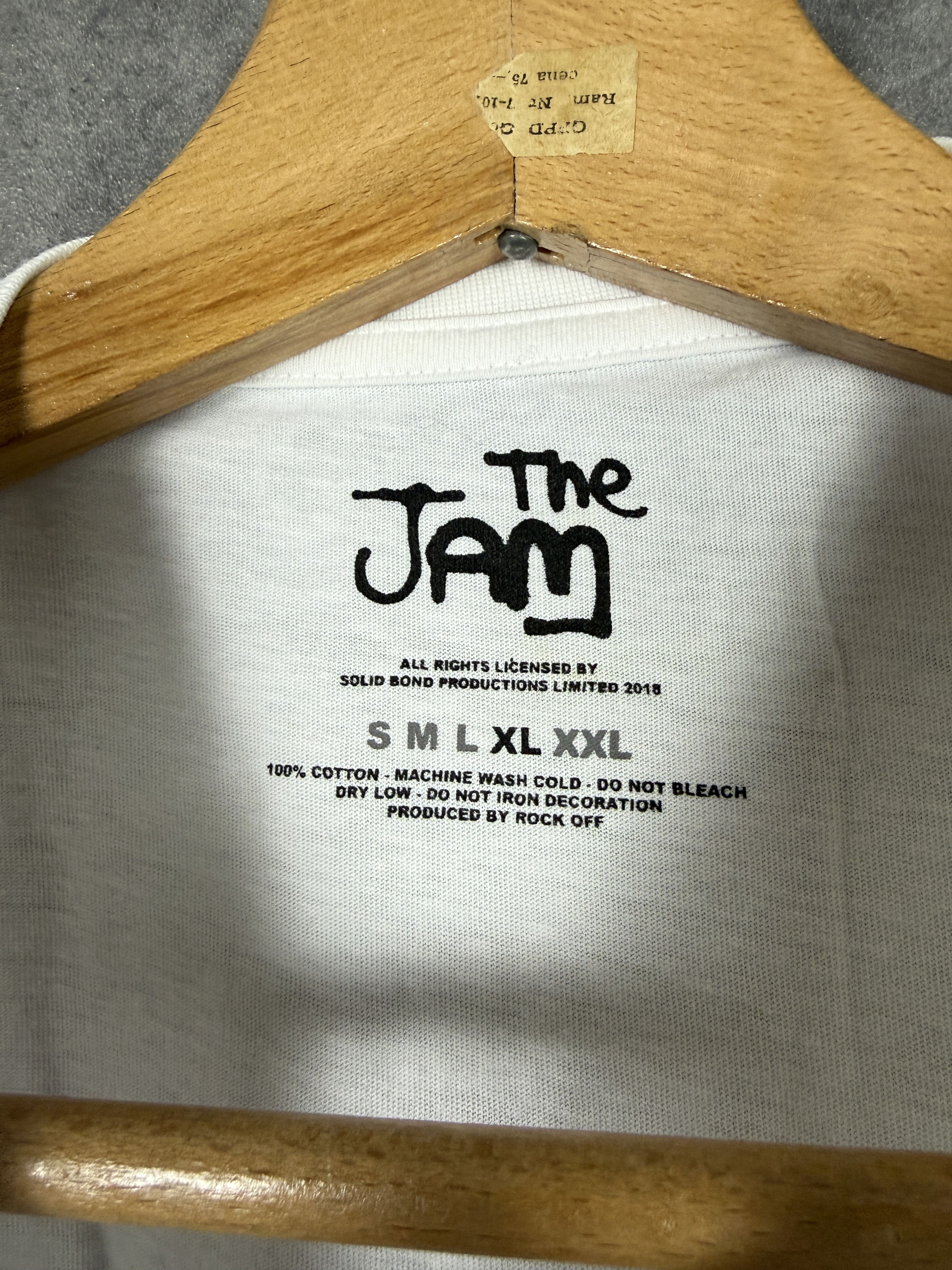 Band Tees The Jam concert rock t-shirt big logo print spellout classic Size US XL / EU 56 / 4 - 3 Thumbnail