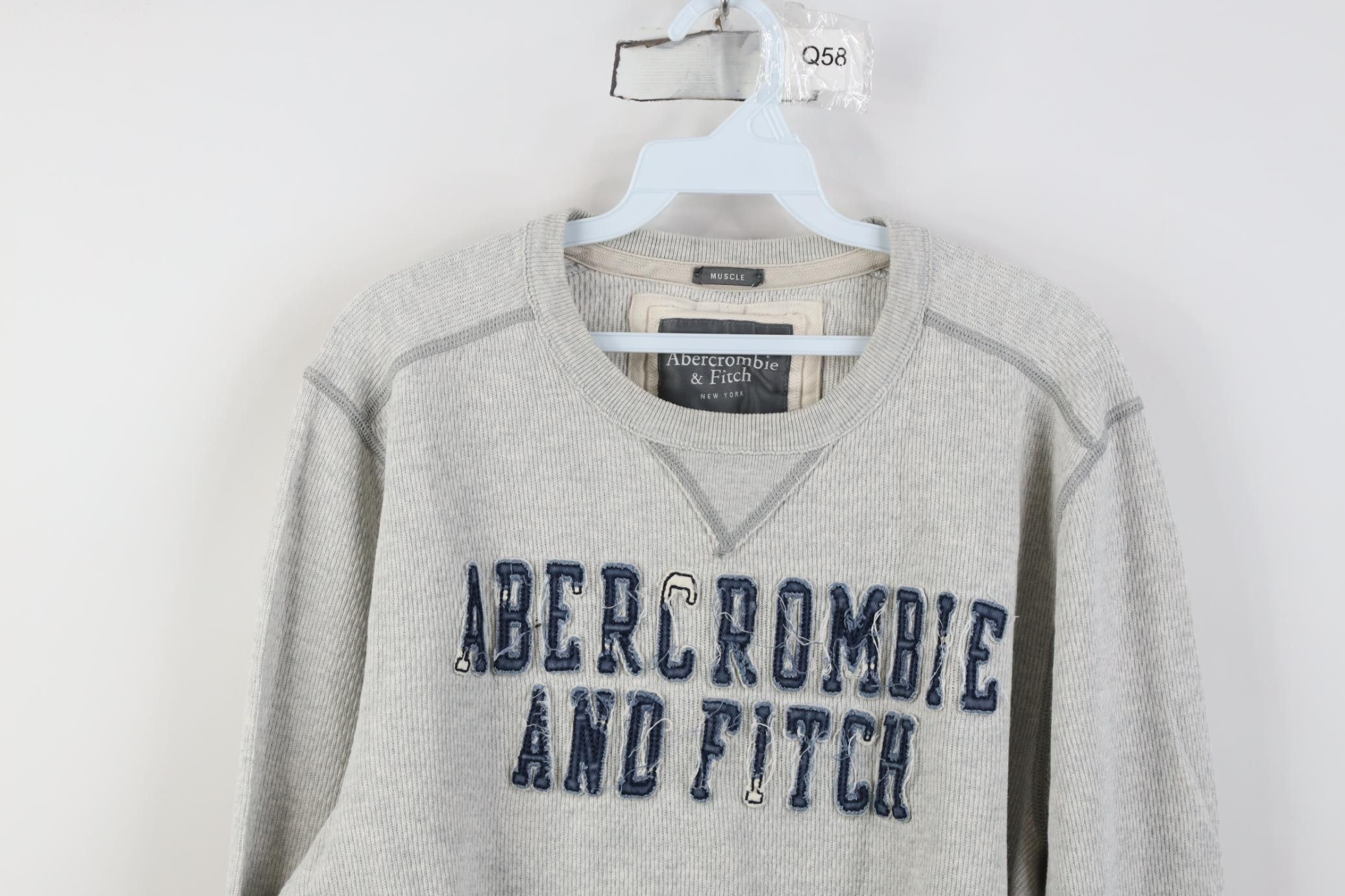 Abercrombie & Fitch Vintage 90s Y2K Abercrombie & Fitch Muscle Thermal T-Shirt Size US XXL / EU 58 / 5 - 2 Thumbnail
