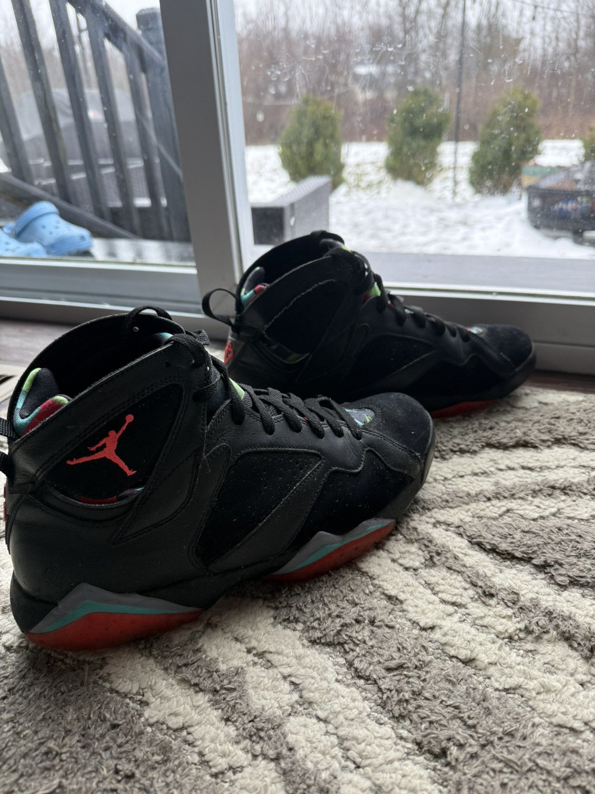 Jordan Brand × Nike Sz 11 jordan 7 “Barcelona nights” USED Size US 11 / EU 44 - 3 Thumbnail