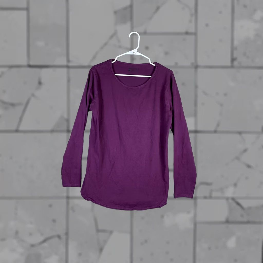 Vintage Alphalete Long Sleeve Top Womens M Purple Athletic Lifestyle Fit Shirt Size M / US 6-8 / IT 42-44 - 1 Thumbnail