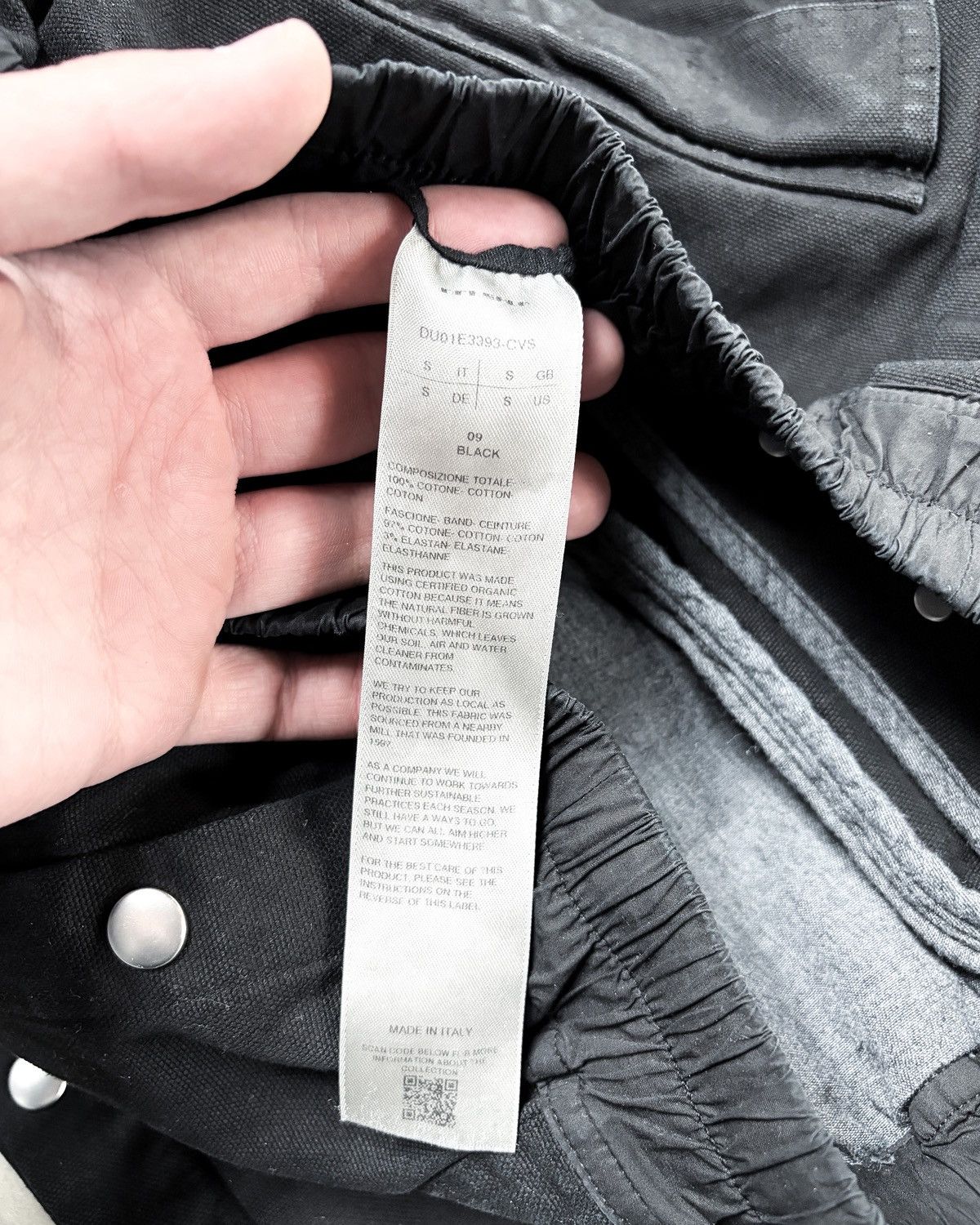 Rick Owens S/S25 “HOLLYWOOD” CANVAS PUSHER PANTS Size US 30 / EU 46 - 7 Thumbnail