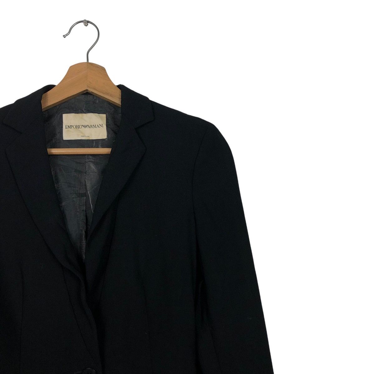 Emporio Armani 📌Vintage Cropped Biker Jacket Emprio Armani Made in Italy Size US M / EU 48-50 / 2 - 7 Thumbnail