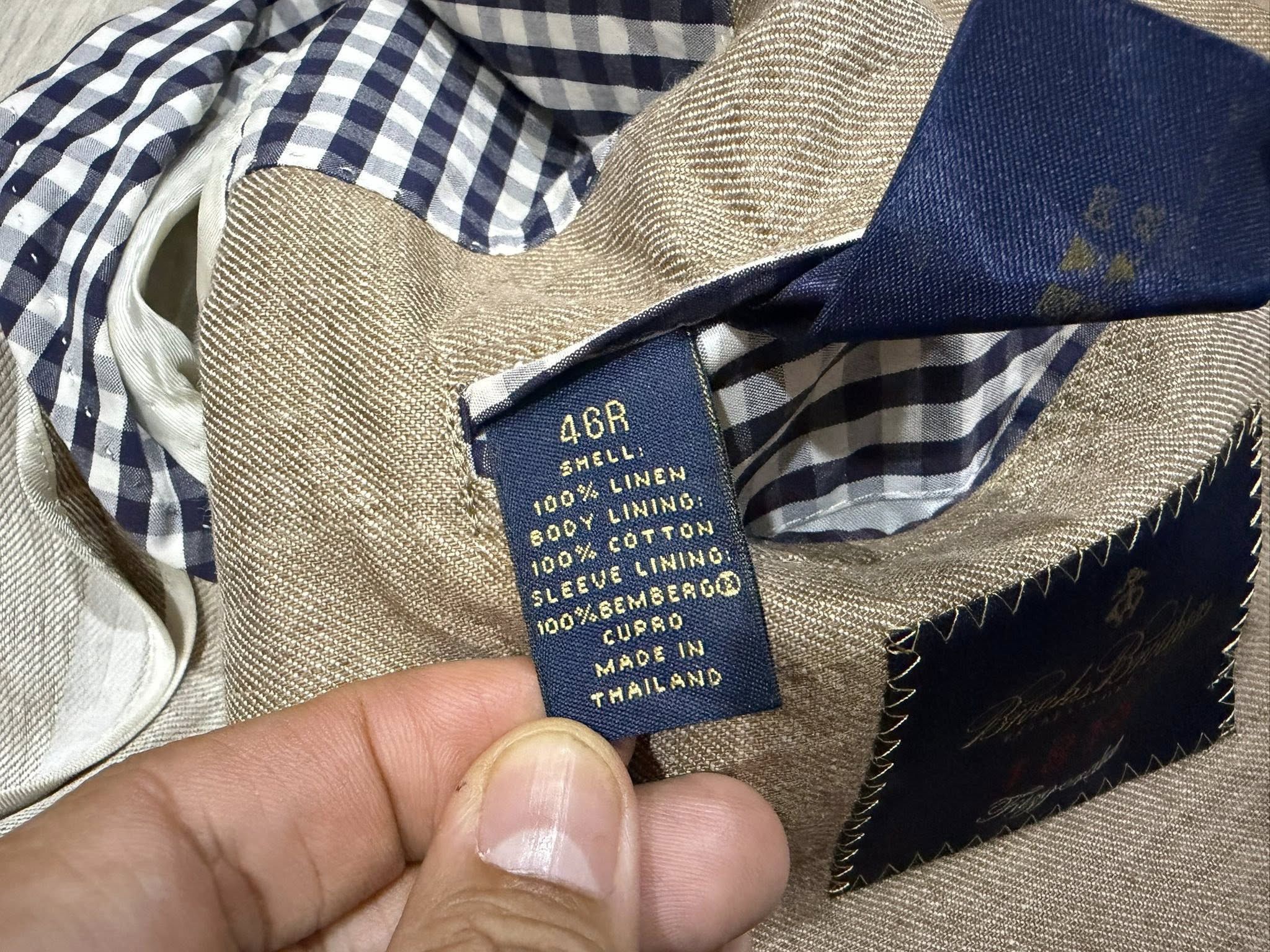 Brooks Brothers Brooks Brothers 1818 fitzgerald blazer L 8126 Size 46R - 10 Thumbnail