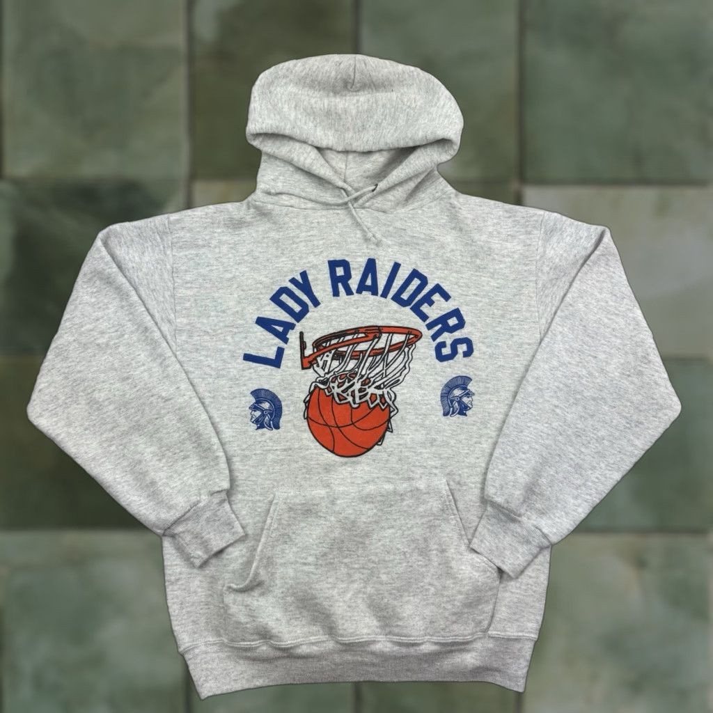 Jerzees VINTAGE Jerzees Hoodie Basketball Shirt Adult M Gray 90s Sports Pullover Mens Size US M / EU 48-50 / 2 - 1 Thumbnail