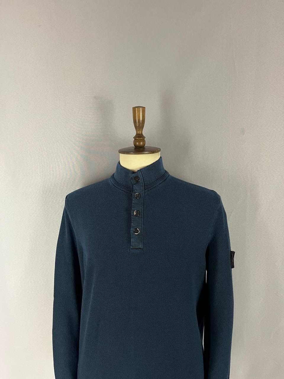 Stone Island Stone Island Sweater Blue Size US XXL / EU 58 / 5 - 2 Thumbnail