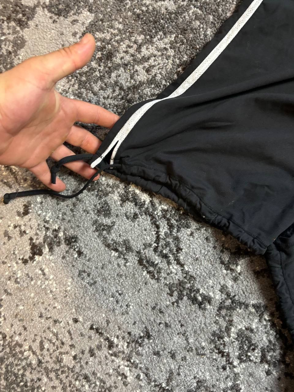 Nike × Vintage Vintage Y2K Nike Baggy Stripe Swoosh Logo Drill Pants Size US 32 / EU 48 - 4 Thumbnail
