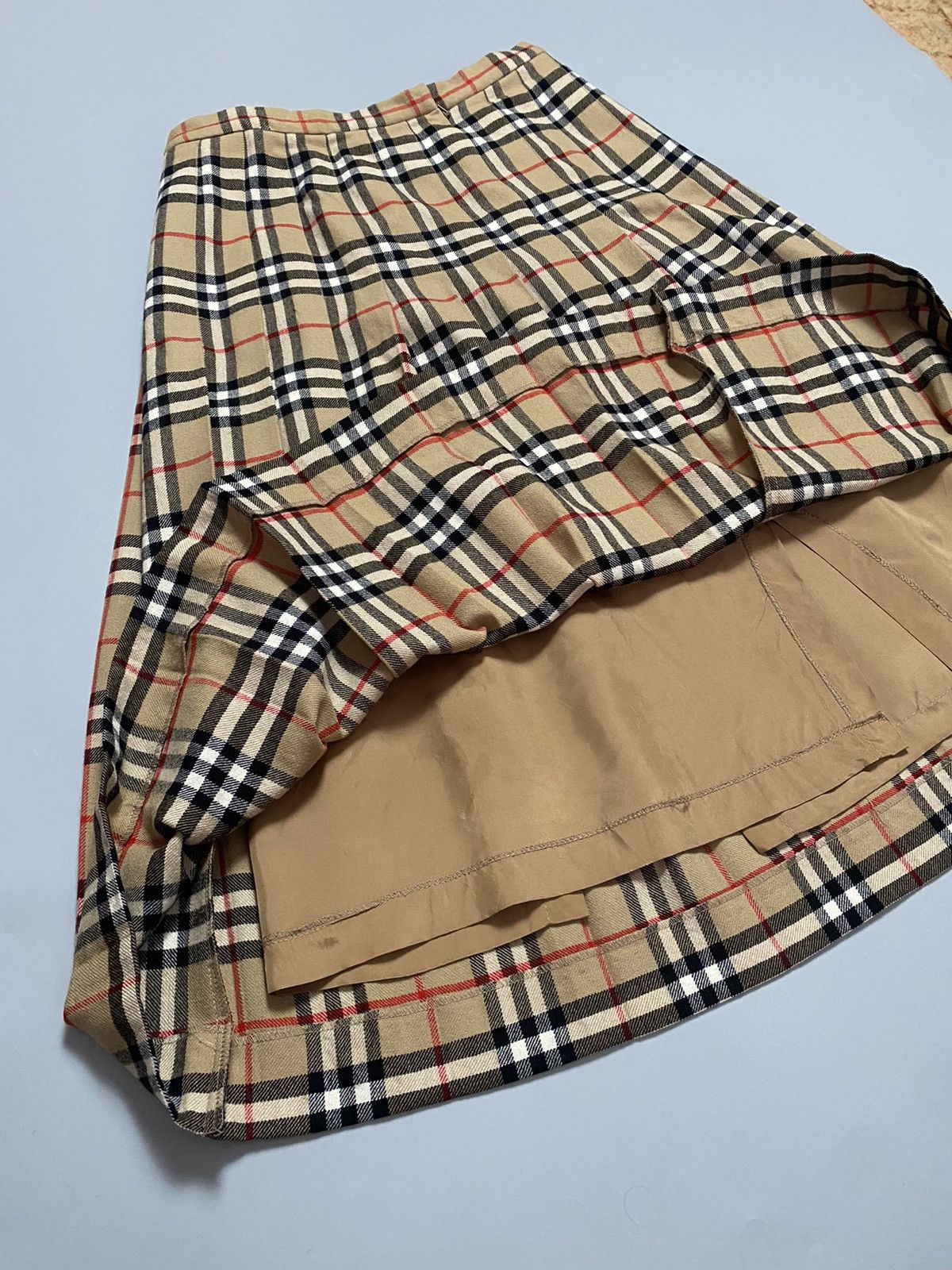Burberry Burberry vintage wool nova check maxi flared dress Size 30" / US 8 / IT 44 - 5 Thumbnail