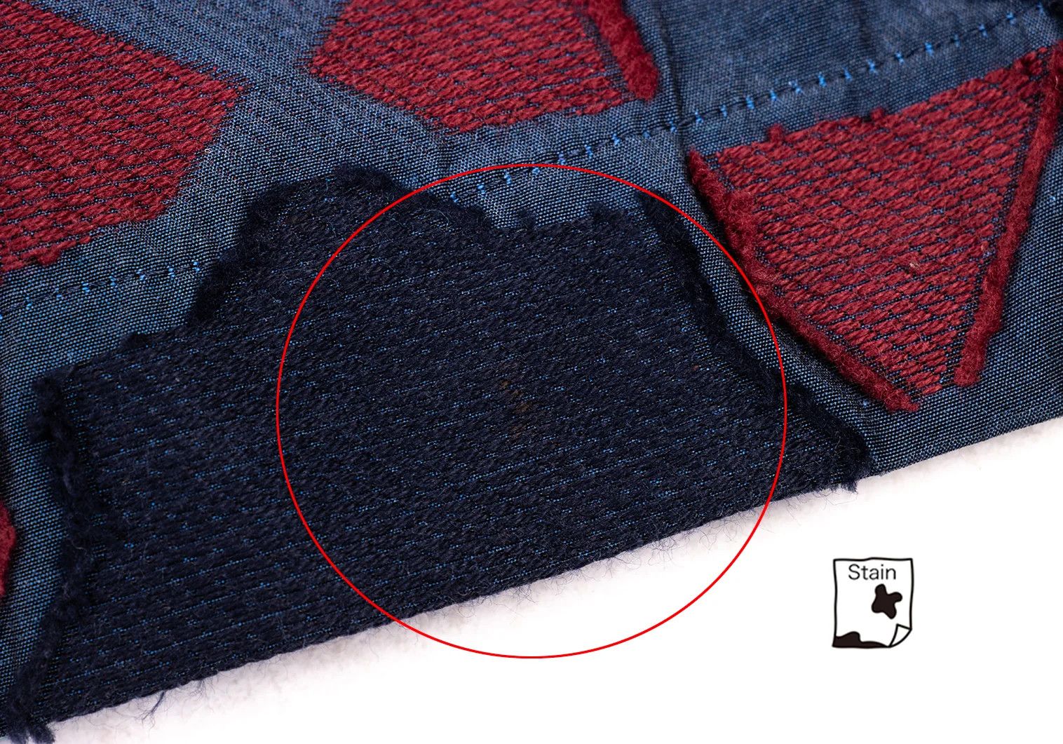 Issey Miyake A-POC INSIDE Jacquard Pants in Navy and Light Blue Size US 34 / EU 50 - 16 Thumbnail