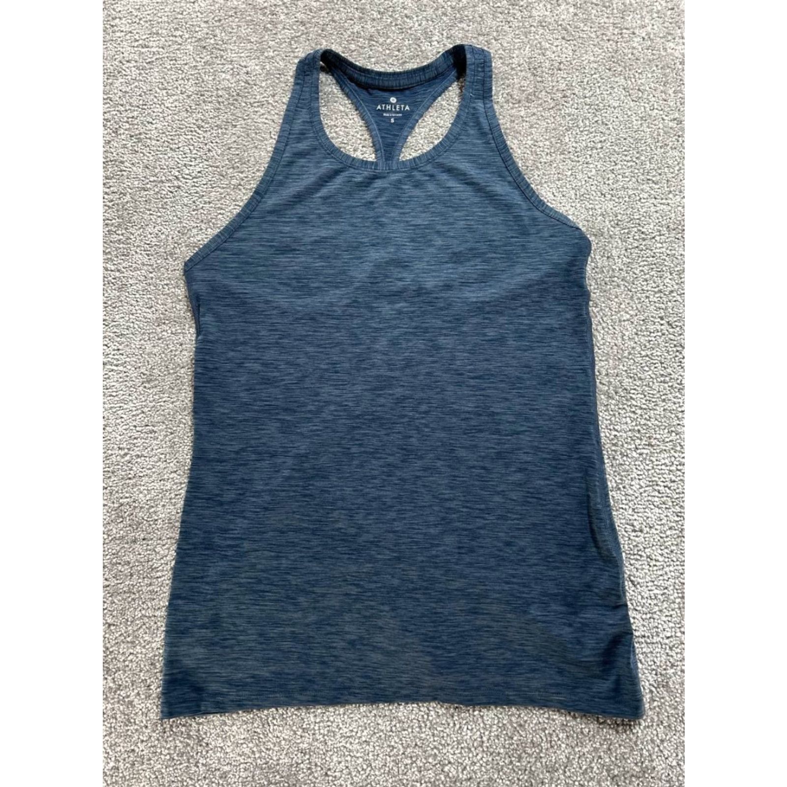 Athleta Athleta Transcend Racerback Tank Top Womens Small Gray Stretch Yoga Shirt Size S / US 4 / IT 40 - 2 Thumbnail