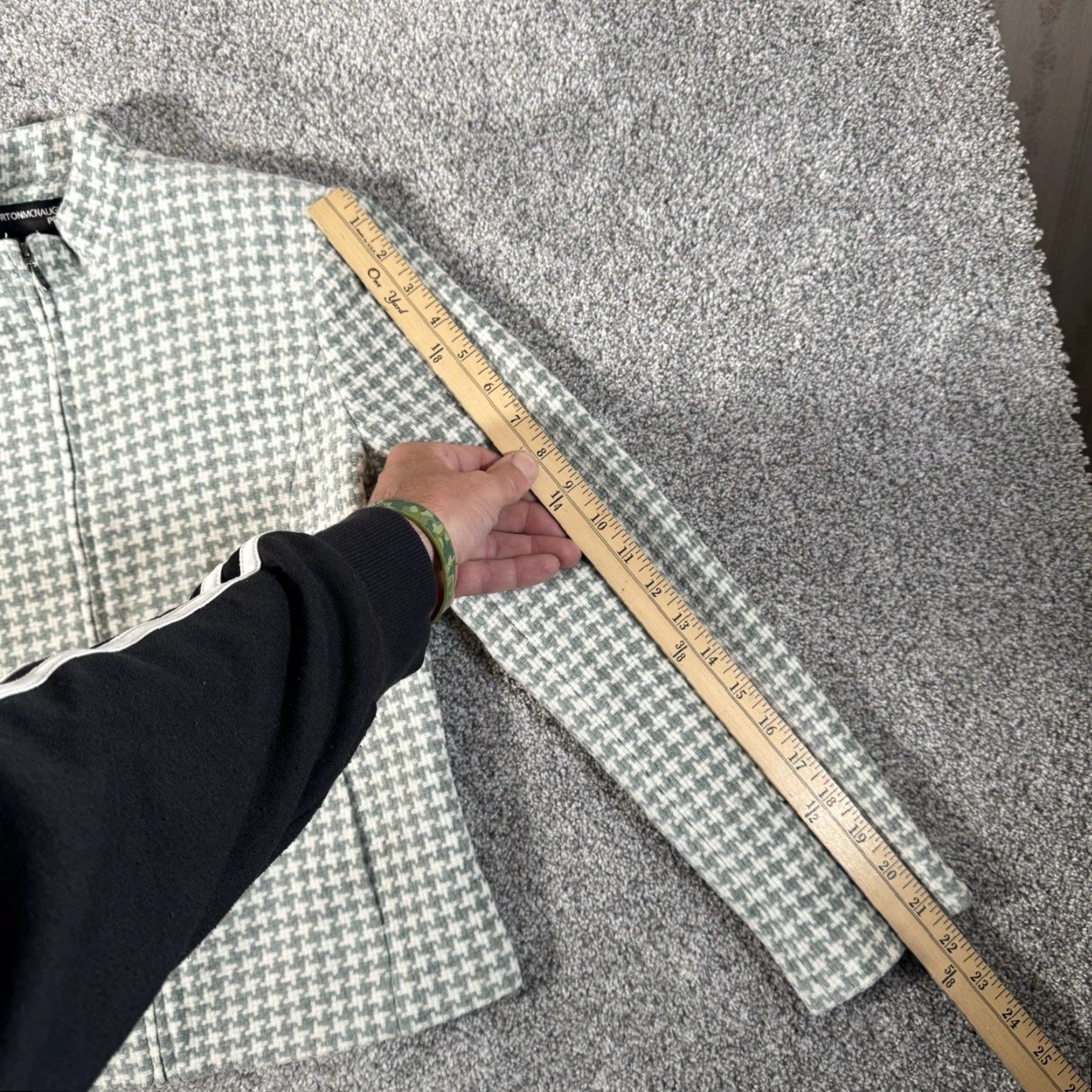 Vintage VINTAGE Norton Mcaughton Petites 4P Jacket Houndstooth Business Casual Preppy Academia Women Size S / US 4 / IT 40 - 4 Thumbnail