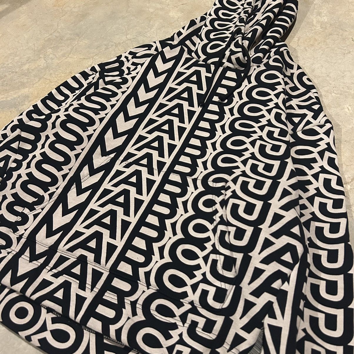 Marc Jacobs Marc Jacobs Monogram Print Oversized Hooded Sweatshirt Size US M / EU 48-50 / 2 - 3 Thumbnail