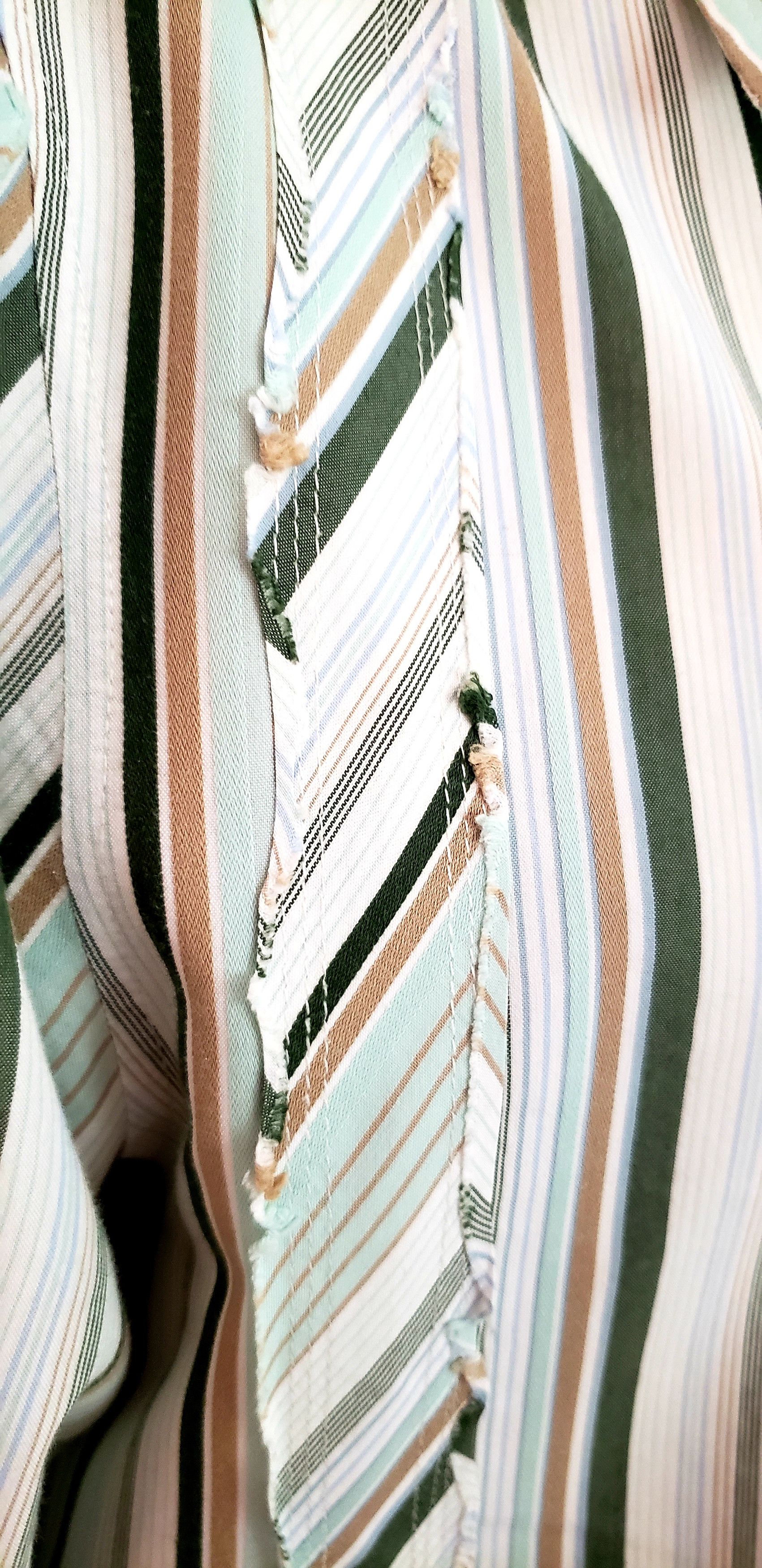 J.Lindeberg unusual striped shirt XL J Lindeberg cotton green Size US XL / EU 56 / 4 - 5 Thumbnail