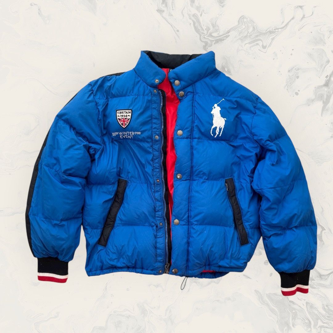 Polo Ralph Lauren Polo Ralph Lauren Great Britain Distressed Down Jacket Size US M / EU 48-50 / 2 - 1 Thumbnail