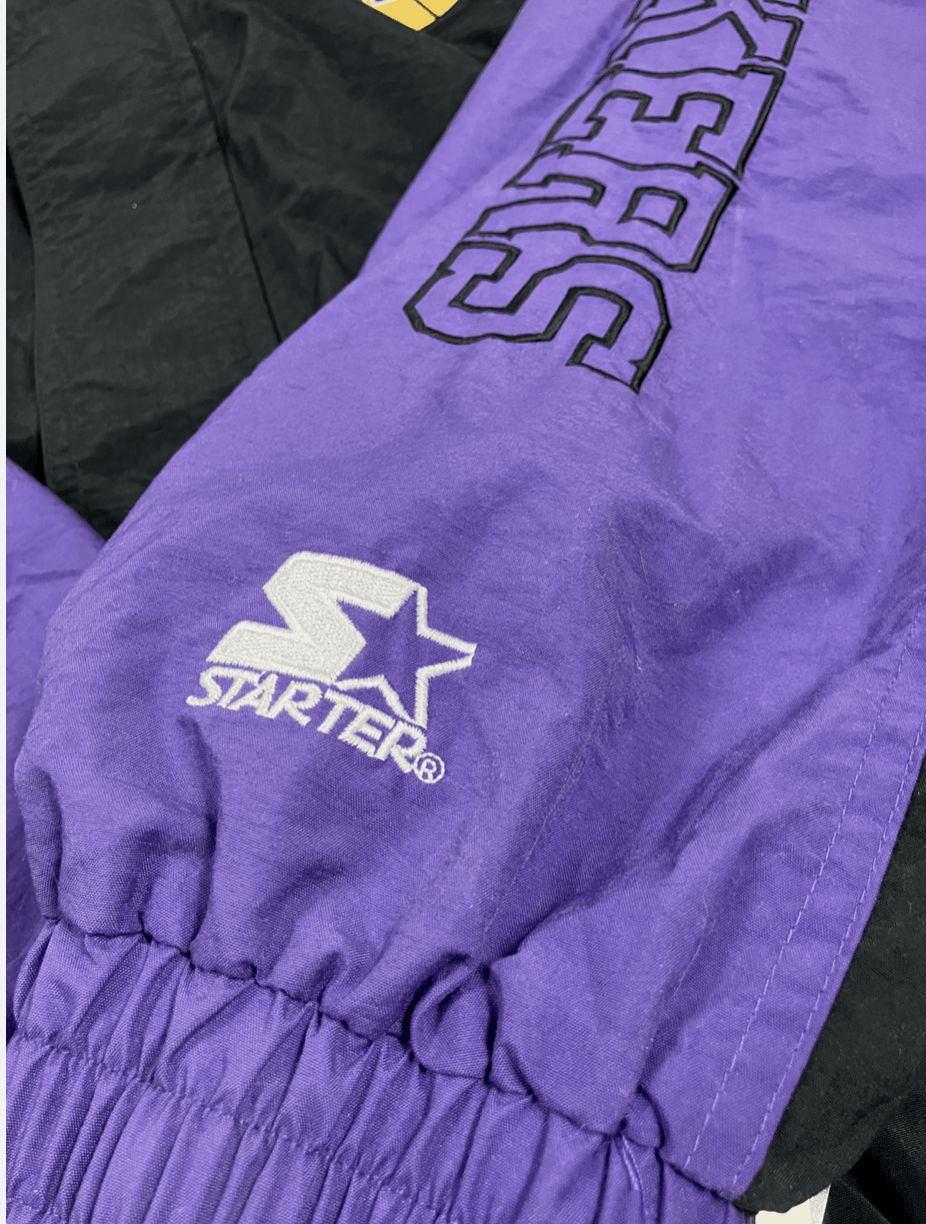 Starter NWT VTG 80-90s Los Angeles Lakers X Starter EXTREMELY RARE Size US L / EU 52-54 / 3 - 6 Thumbnail