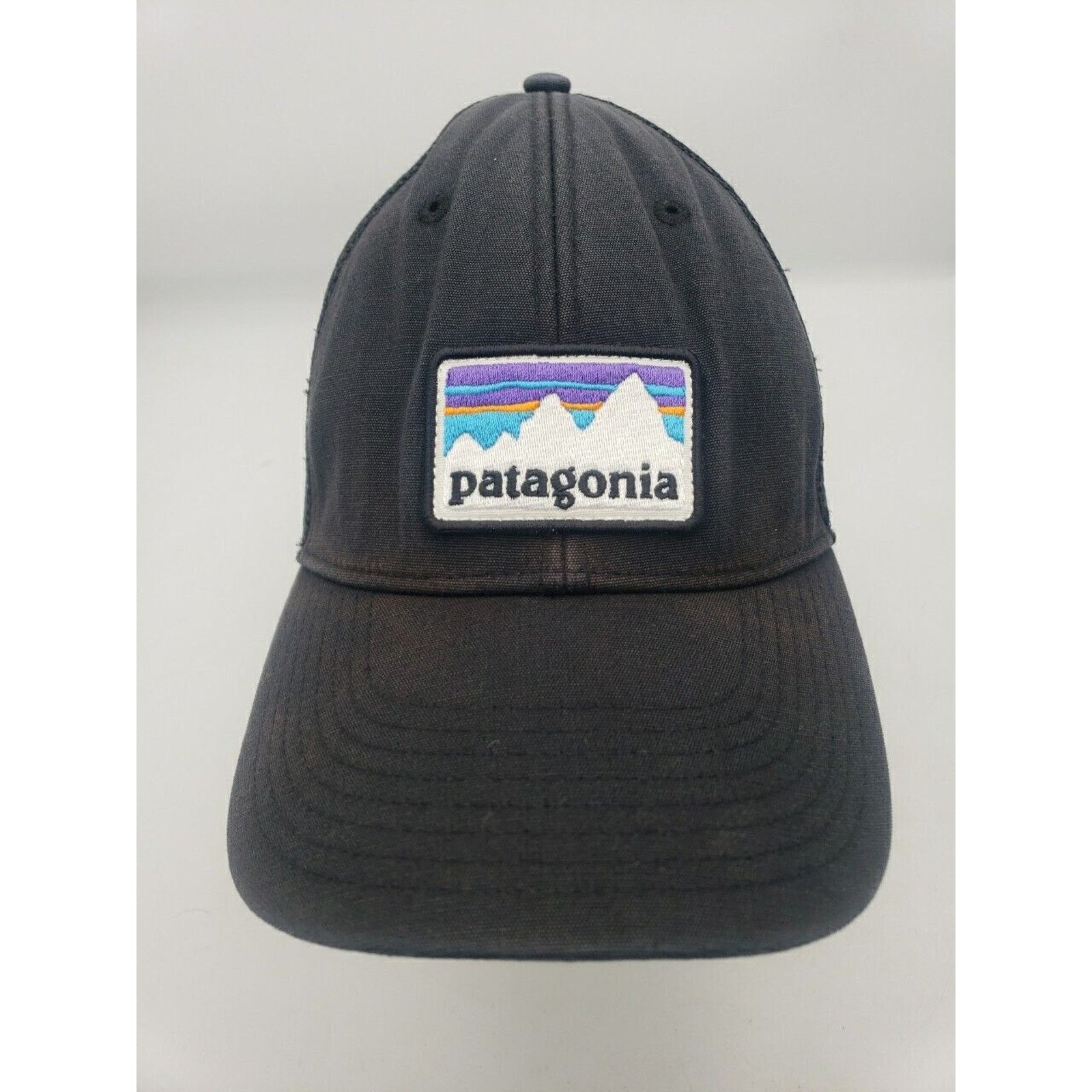 Patagonia Patagonia Logo Distressed Trucker Snapback Hat Men Faded Size ONE SIZE - 1 Thumbnail