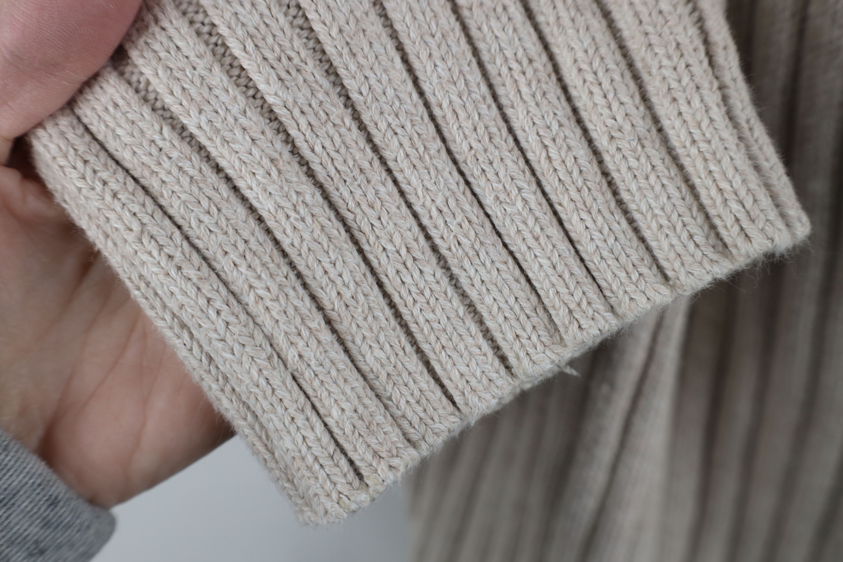Vintage Vintage 90s Streetwear Heavyweight Ribbed Knit Sweater Size US L / EU 52-54 / 3 - 5 Thumbnail
