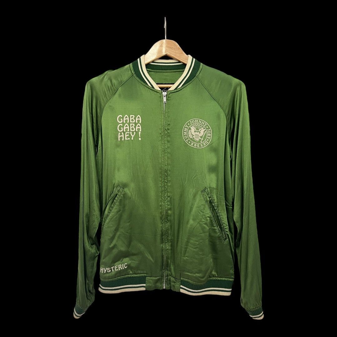 Hysteric Glamour HYSTERIC GLAMOUR X RAMONES JAPANESE BRAND SUKAJAN JACKET Size US M / EU 48-50 / 2 - 2 Thumbnail