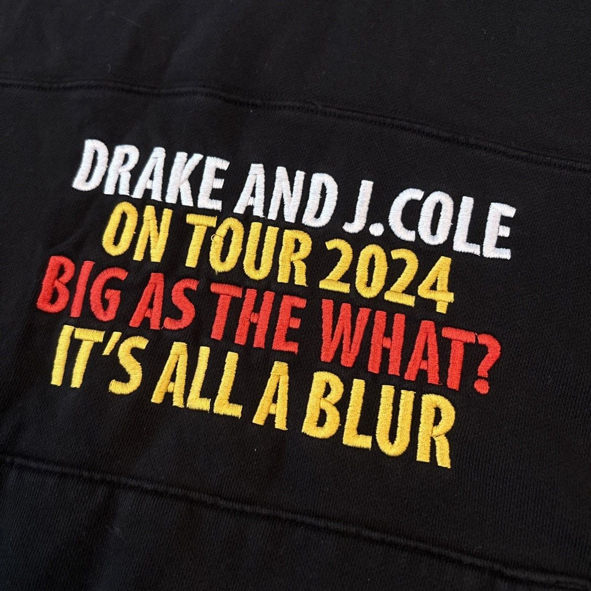Drake Drake J Cole Big As the What Tour Hoody Black Size US L / EU 52-54 / 3 - 1 Thumbnail