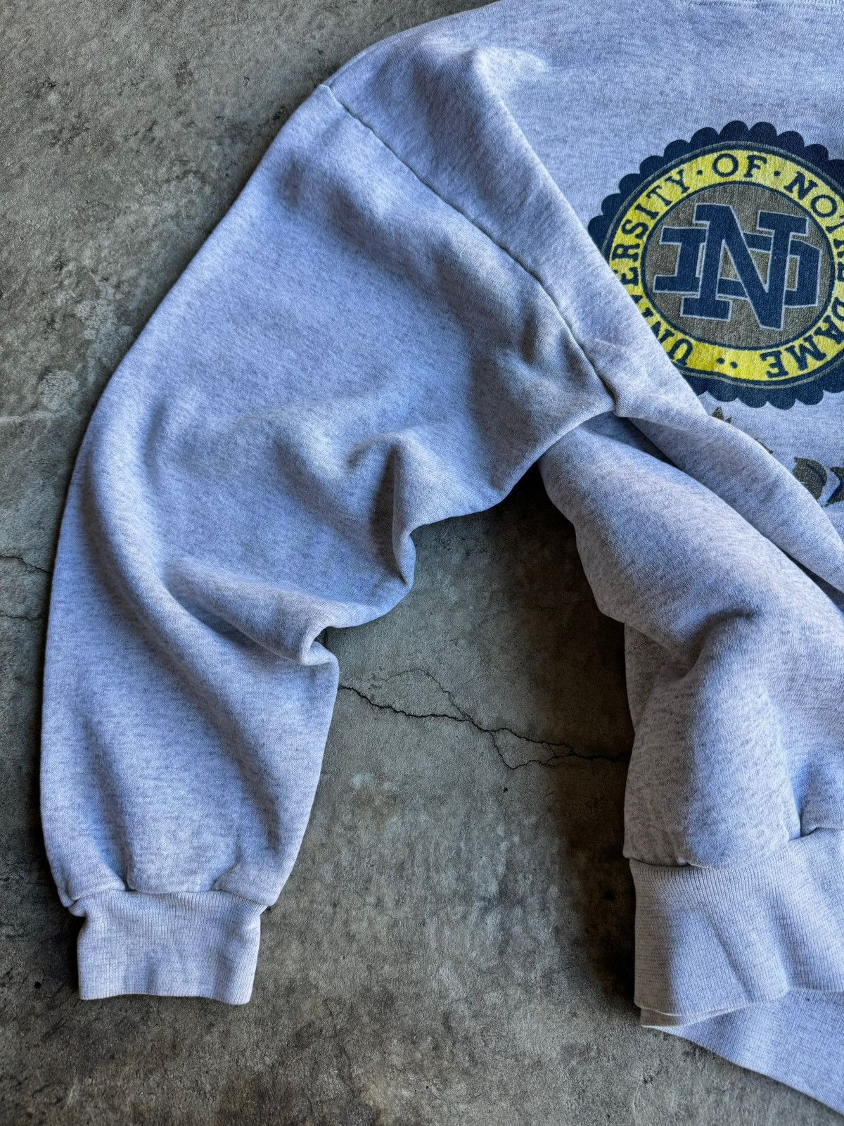 Other × Vintage Crazy vintage notre dame Y2K streetwear casual sweater Size US L / EU 52-54 / 3 - 3 Thumbnail
