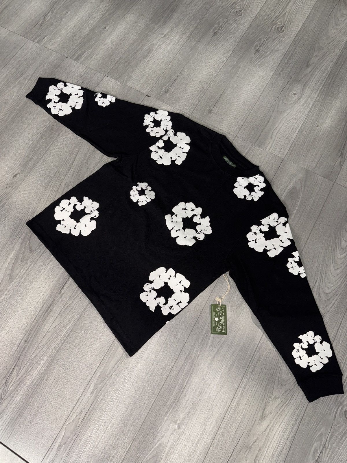 DENIM TEARS DENIM TEARS Black Long Sleeve Size US L / EU 52-54 / 3 - 1 Thumbnail