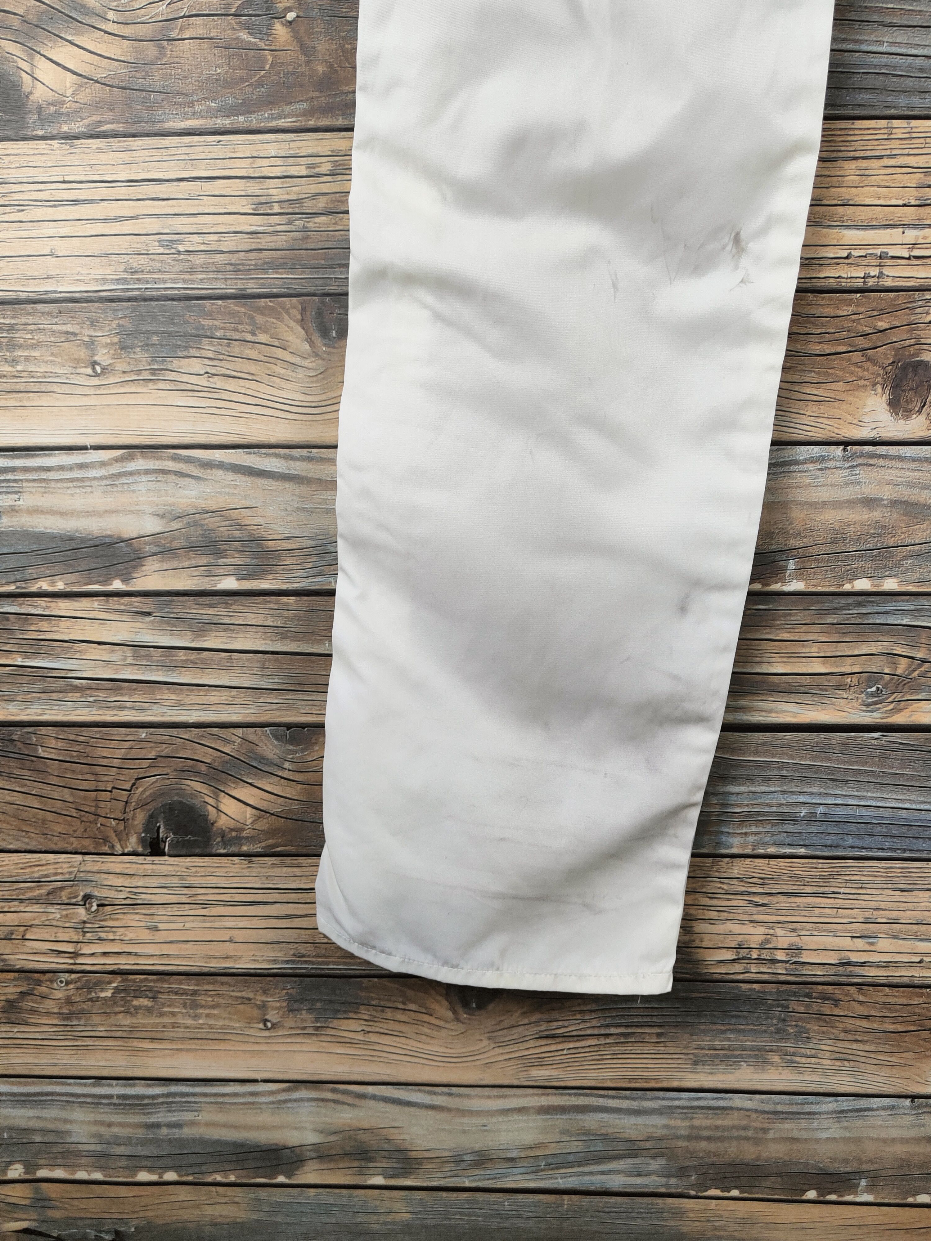 Japanese Brand D GGG Pour Homme Ivory Casual Poly Pants #S2396 Size 28" / US 6 / IT 42 - 9 Thumbnail