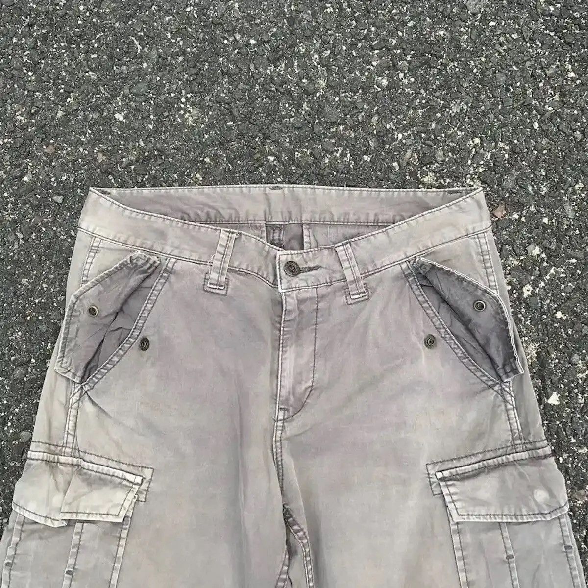Japanese Brand JAPANESE VINTAGE UTILITY FADED TROUSERS CARGO PANTS W30 Size US 30 / EU 46 - 7 Thumbnail