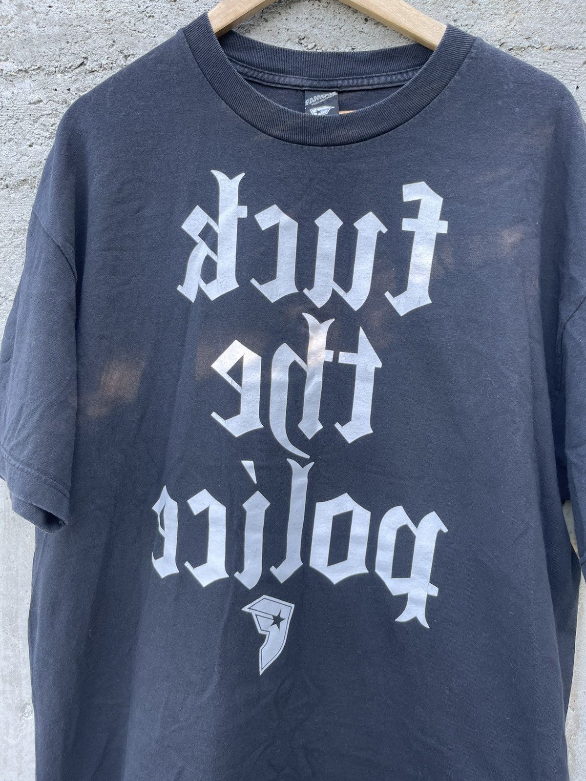 Famous Stars And Straps Famous Fuck The Police Rap Tee y2K black Size US XL / EU 56 / 4 - 4 Thumbnail