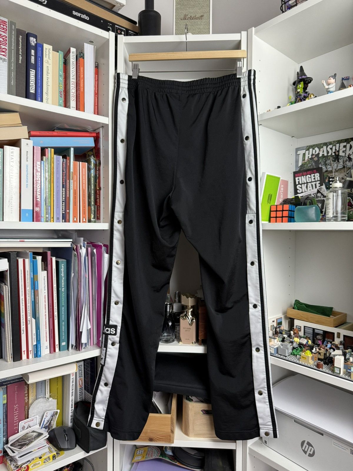 Adidas × Vintage Vintage y2k Adidas wide leg baggy sweatpants L blockcore 90s Size US 34 / EU 50 - 2 Thumbnail